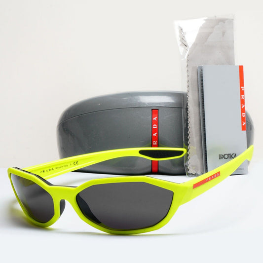 Prada Sunglasses Fluorescent Yellow Green Black PS04US SPS 04U 367-0A7 231124