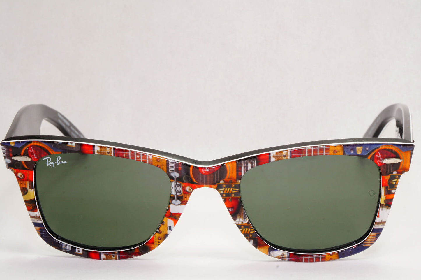 Ray-Ban Sunglasses Guitar Music Rare Prints Series 9 Vintage RB 2140 1121 070224