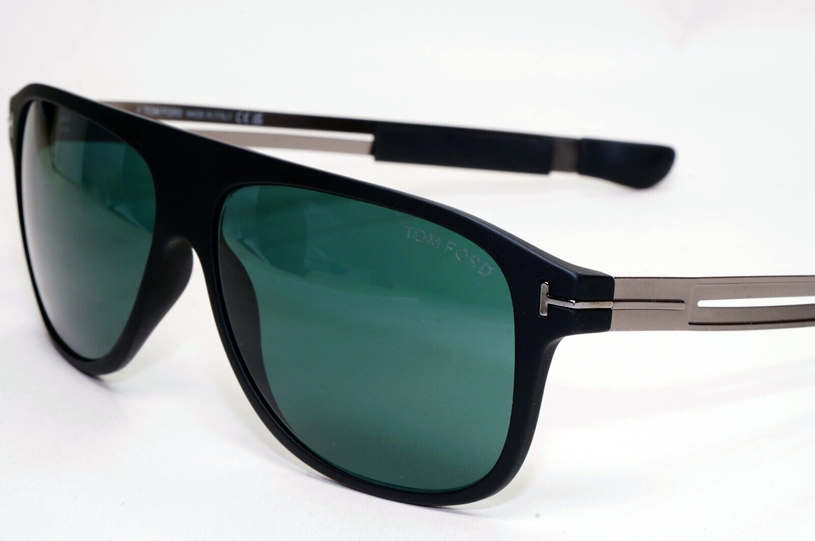 Tom Ford Sunglasses Todd Black Dark Green Gunmetal Pilot FT0880 TF 880 02V