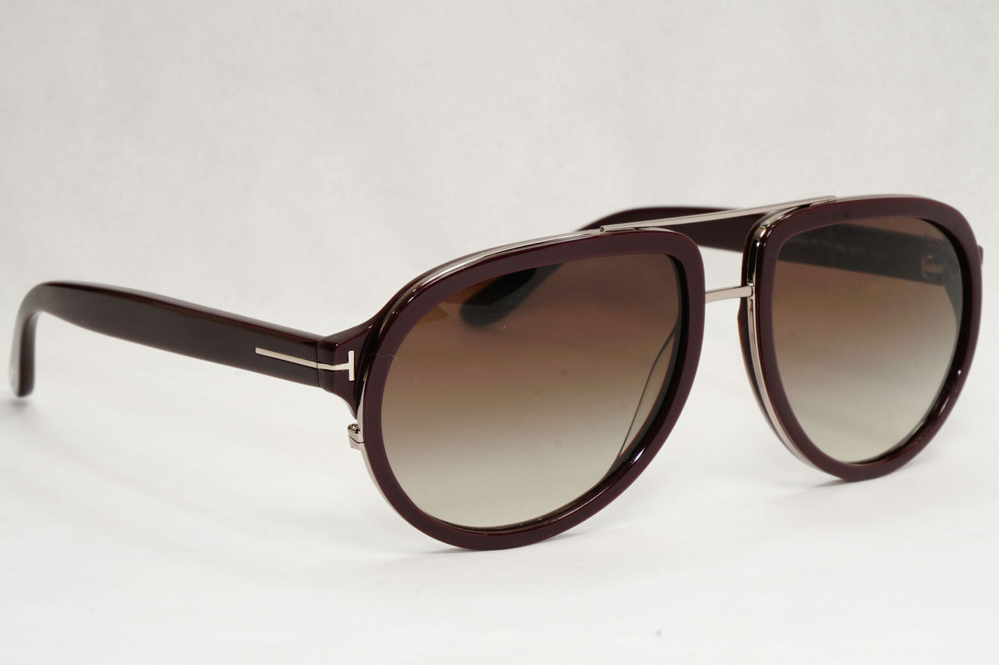 Tom Ford Sunglasses Brown Geoffrey Pilot Gradient FT0779 TF 779 48B 58mm