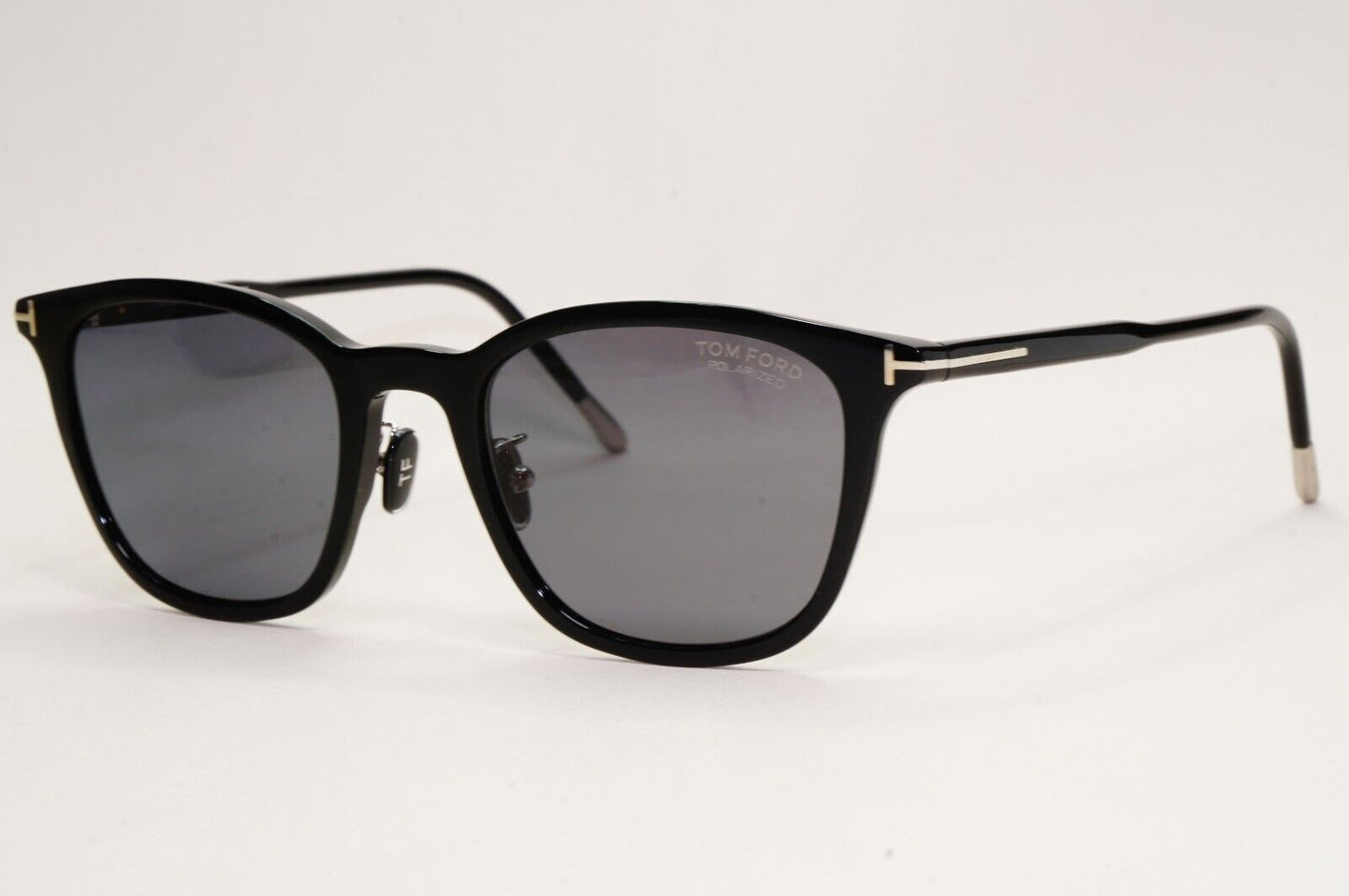 Tom Ford Sunglasses Black Polarised Grey Square FT0956-D TF 956-D 01D 52mm