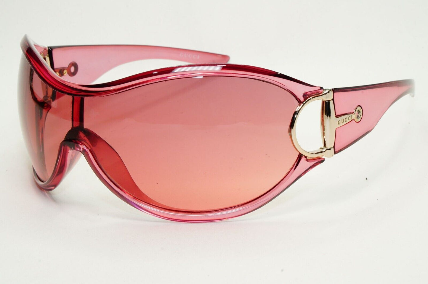 Gucci Sunglasses 2006 Vintage Pink Transparent Horsebit GG 2561/S PT5 291024