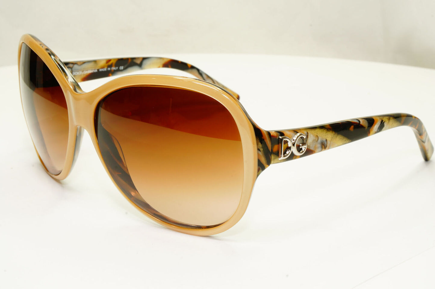 Authentic Dolce & Gabbana Womens Sunglasses Marble Brown DG 4048 851/13 240122