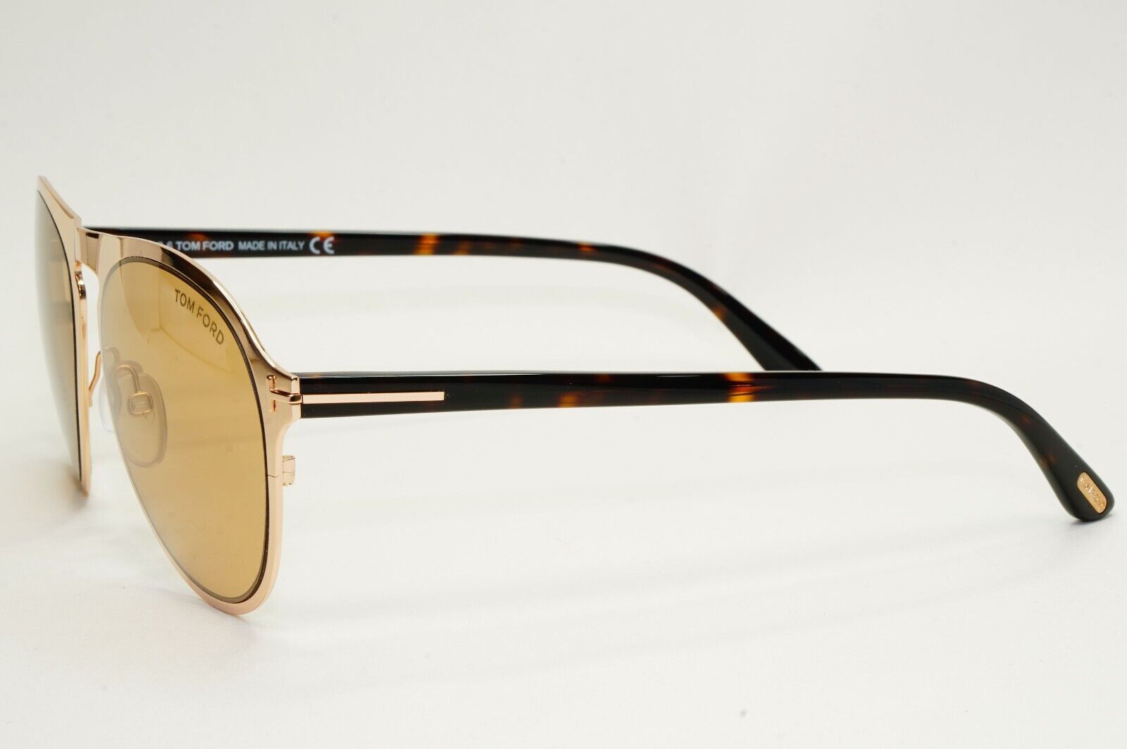 Tom Ford Sunglasses Bradburry Gold Mirror Brown Metal FT0525 TF 525 28E 56mm