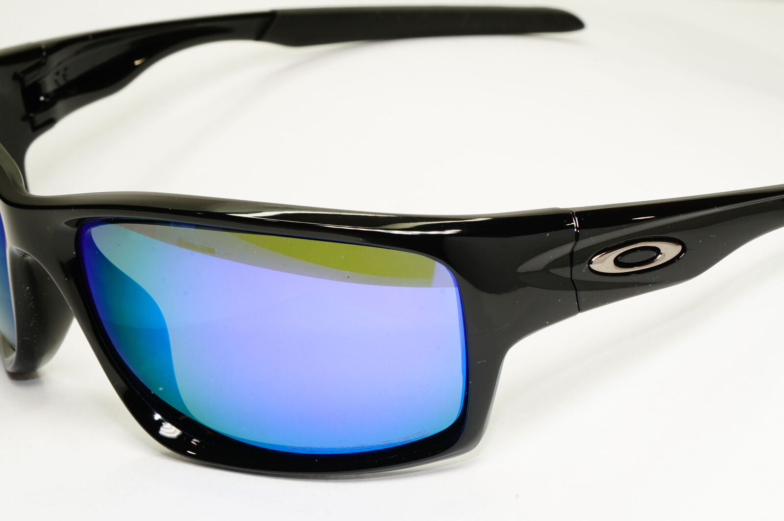 Oakley Canteen Sunglasses Black Violet Blue Mirror Iridium Polarized OO9225 07