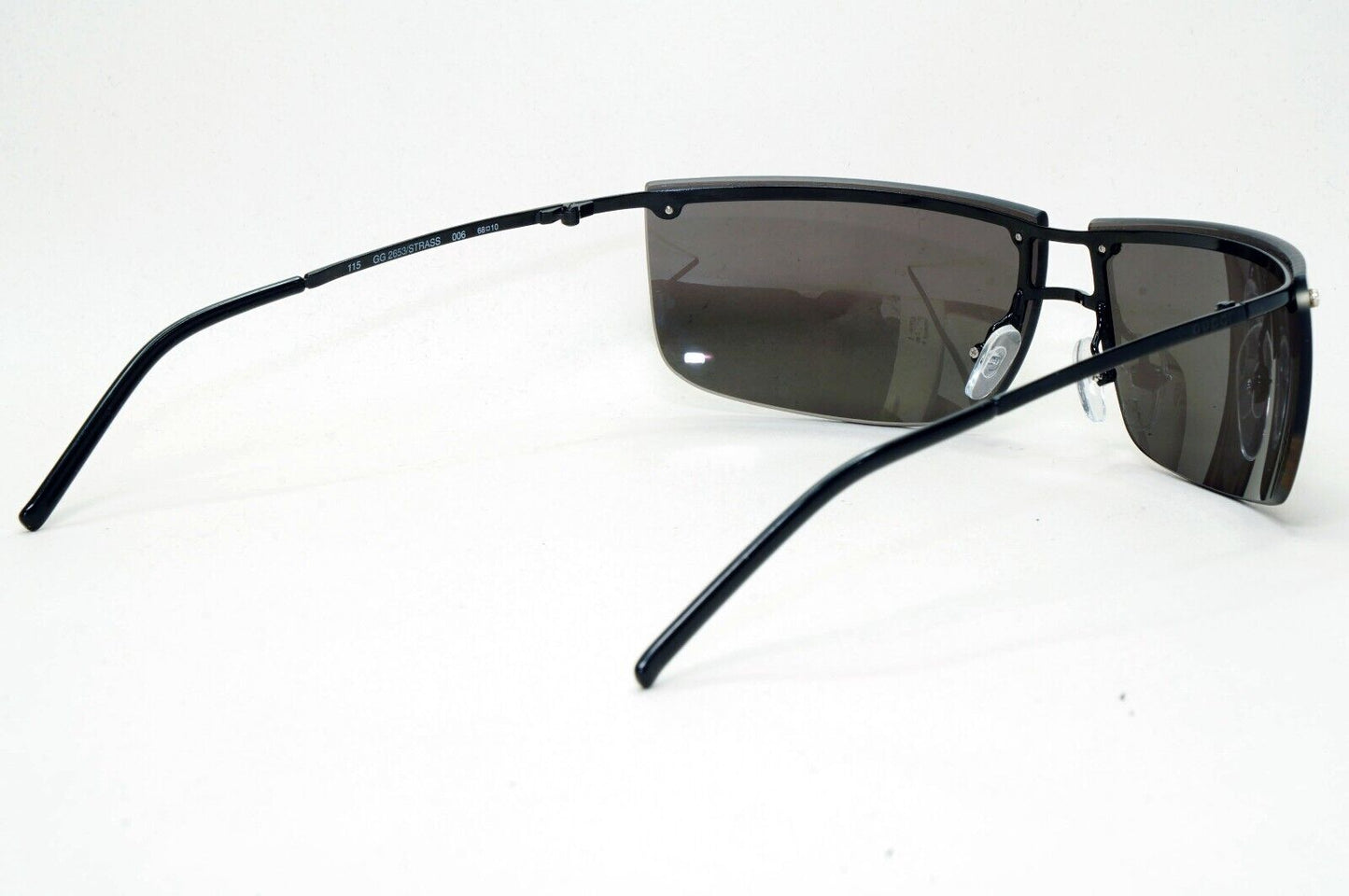 Gucci Sunglasses 2003 Vintage Rimless Black Grey GG 2653/STRASS 006 291024