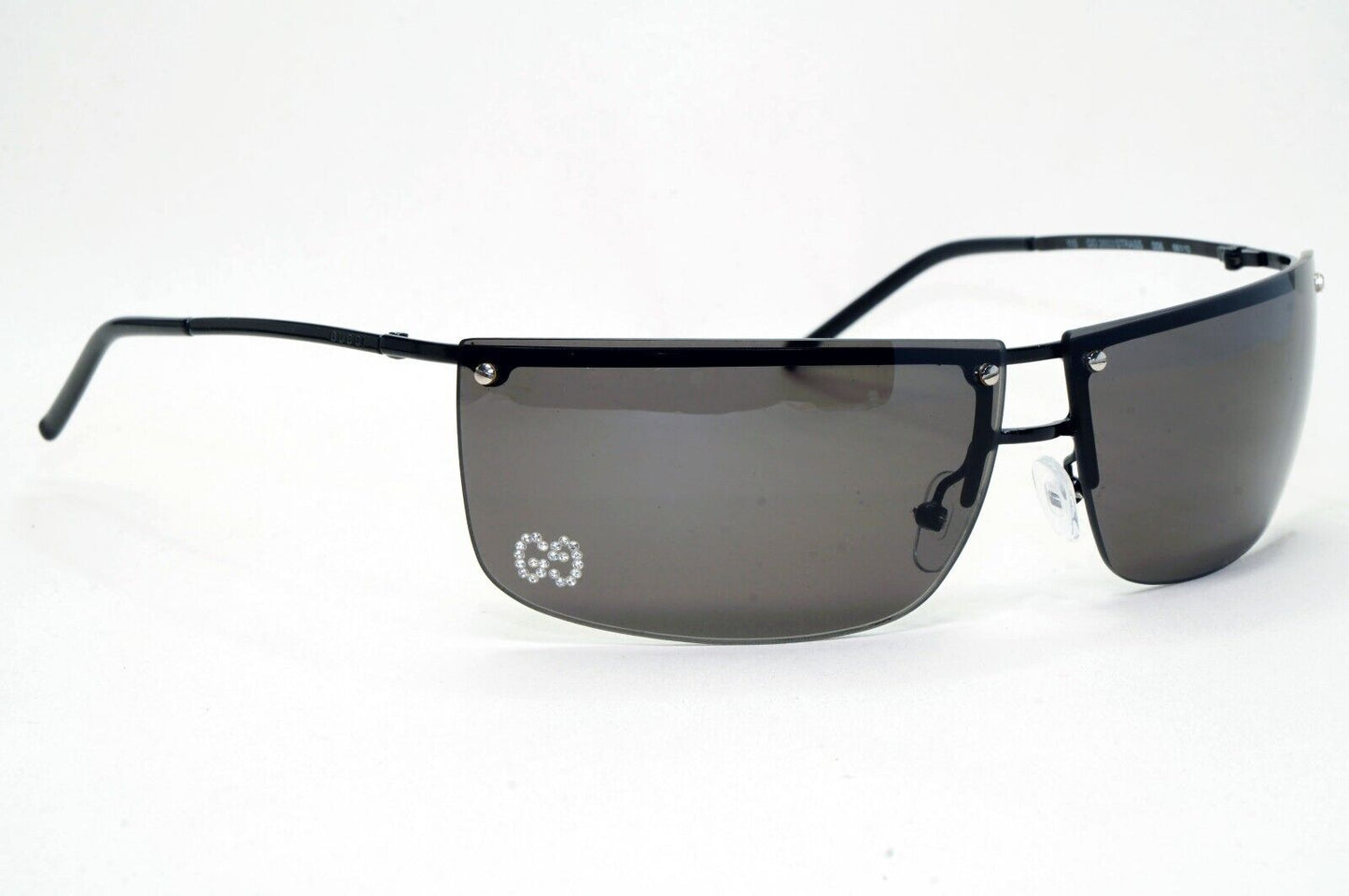 Gucci Sunglasses 2003 Vintage Rimless Black Grey GG 2653/STRASS 006 291024