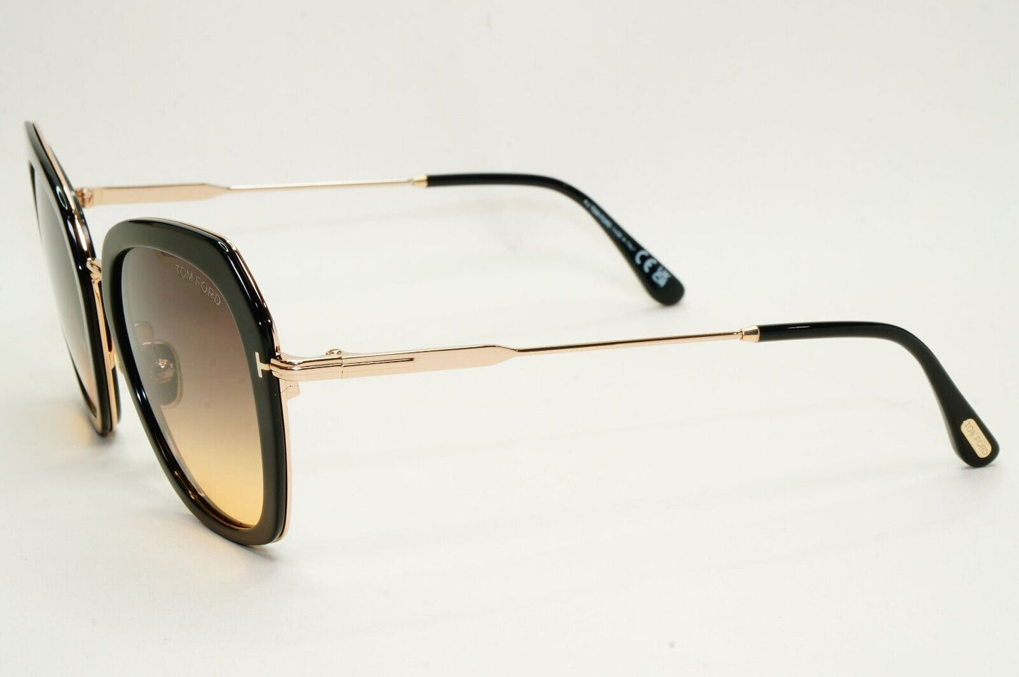 Tom Ford Sunglasses Kenyan Black Gold Brown Gradient FT0792 TF 792 01B 54mm