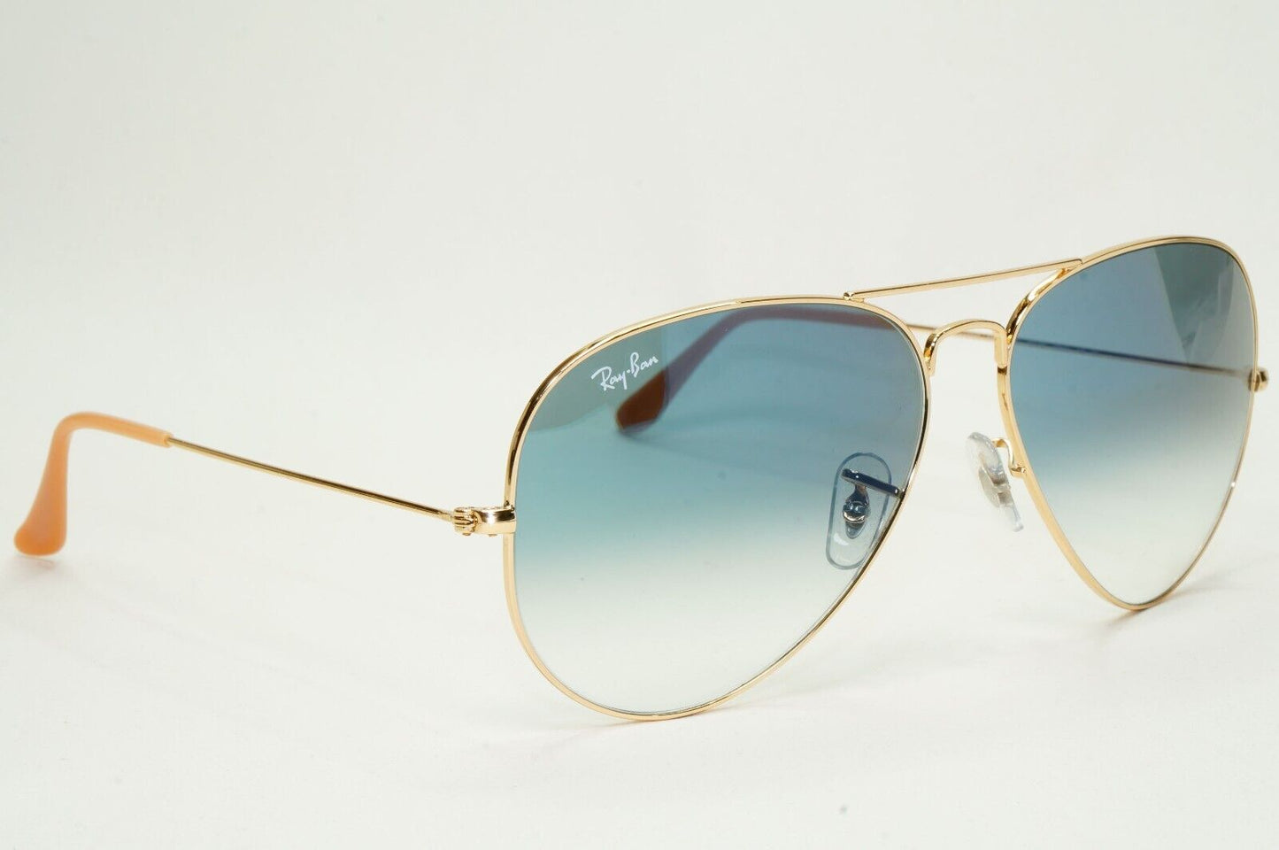 Ray-Ban Sunglasses Aviator Gold Blue Gradient Large RB 3025 001/3F 62mm