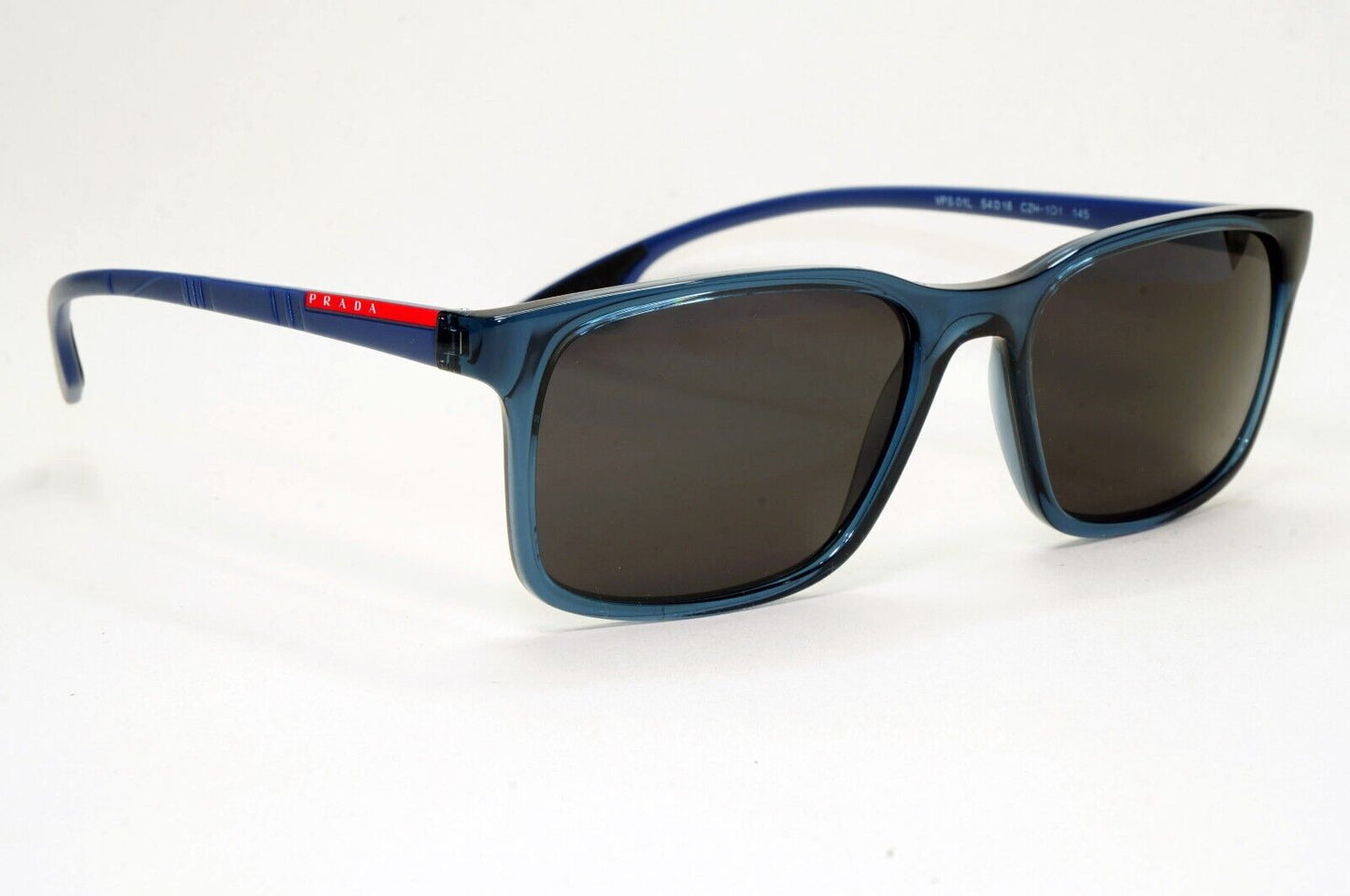 Prada Sunglasses Blue Black Square PS01LV VPS 01L CZH-1O1 54mm