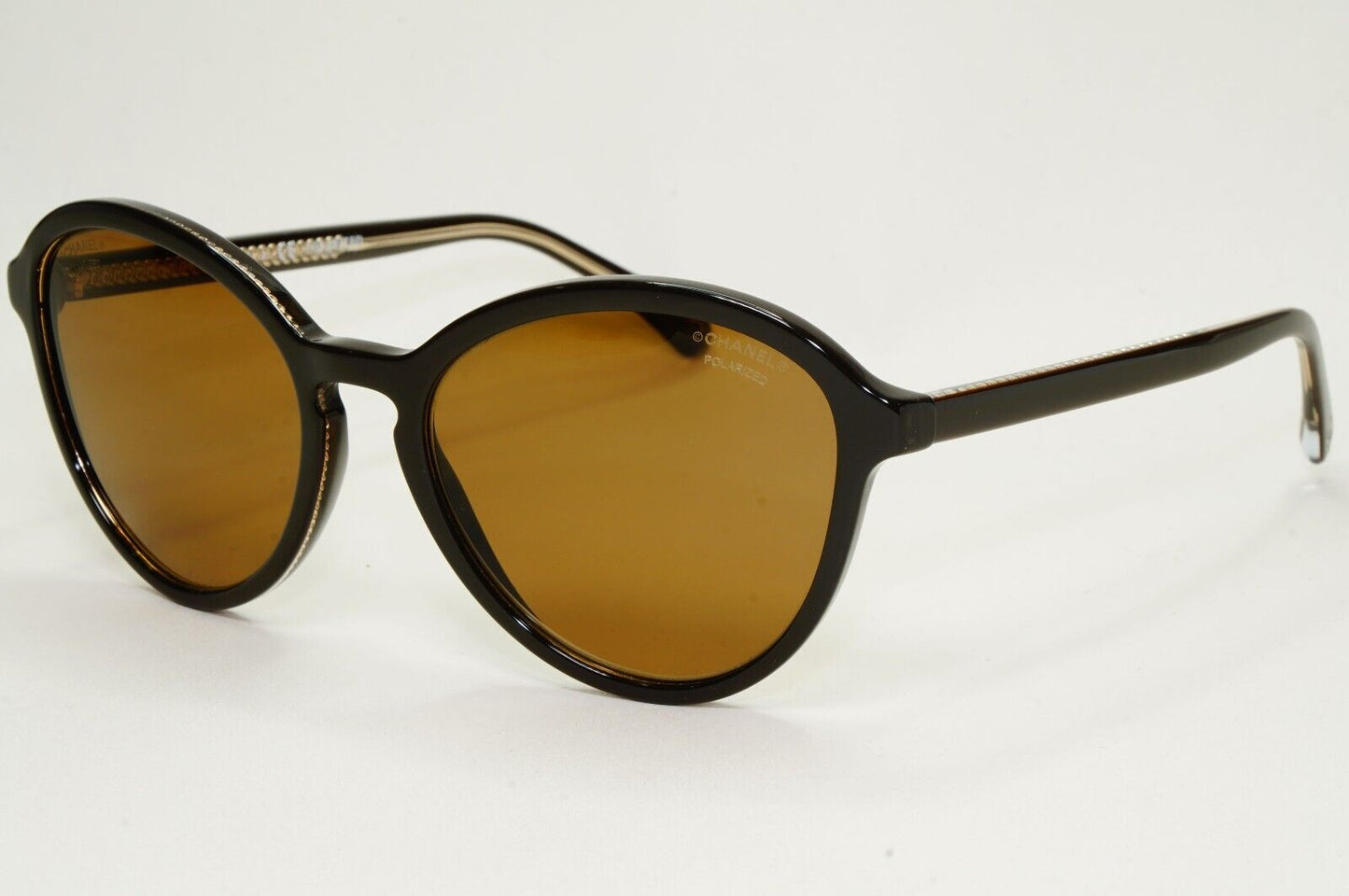 Chanel Sunglasses Polarised Brown Chain Gold 5403 c.1460/83 55mm