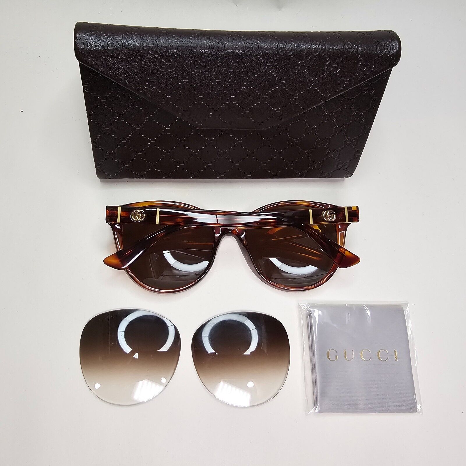 Gucci Sunglasses 2020 Brown Tortoiseshell Gold GG 0631S 002 56mm 270924