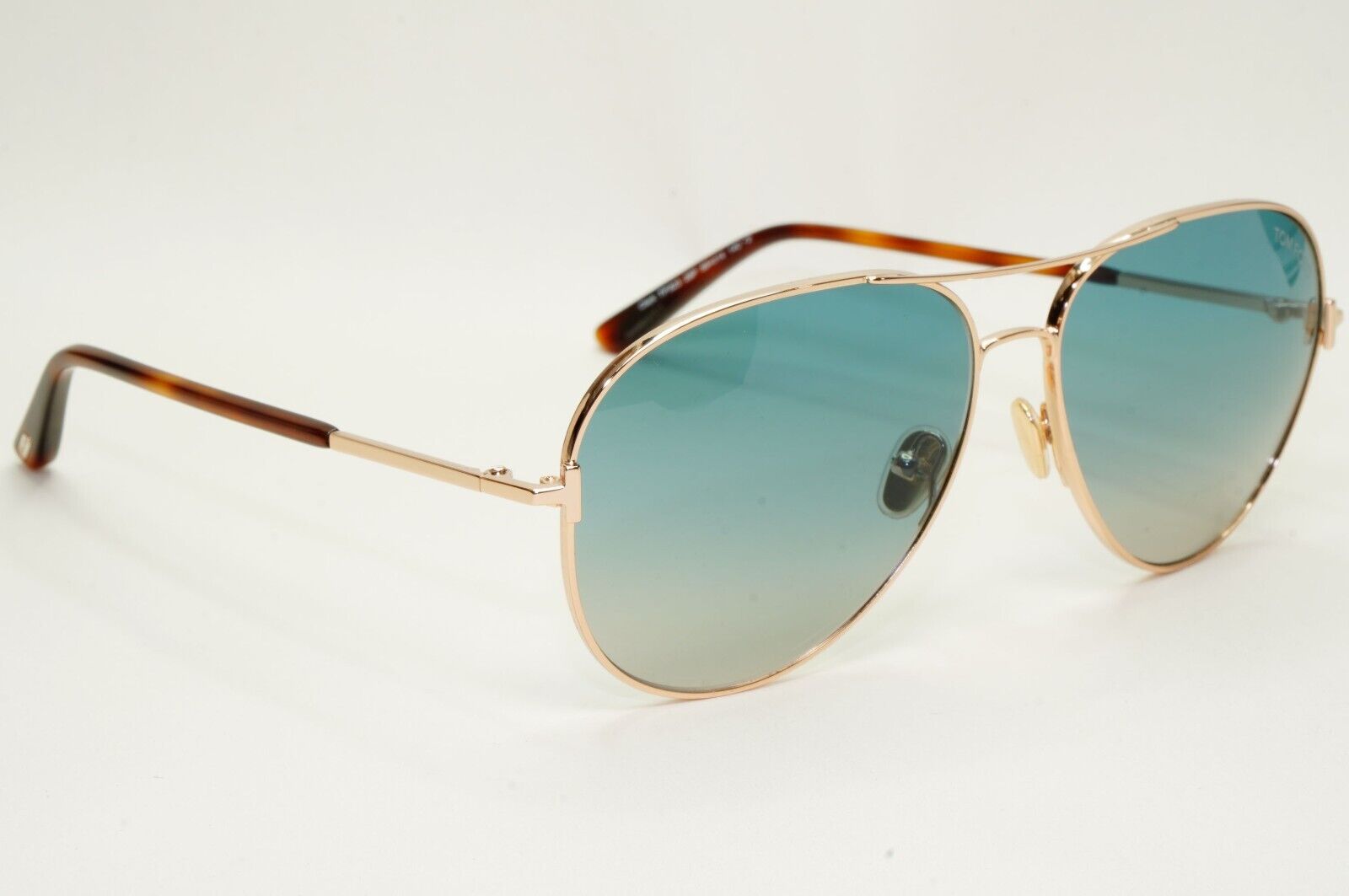 Tom Ford Sunglasses Clark Gold Blue Gradient Pilot Metal FT0823 TF 823 28P 59mm