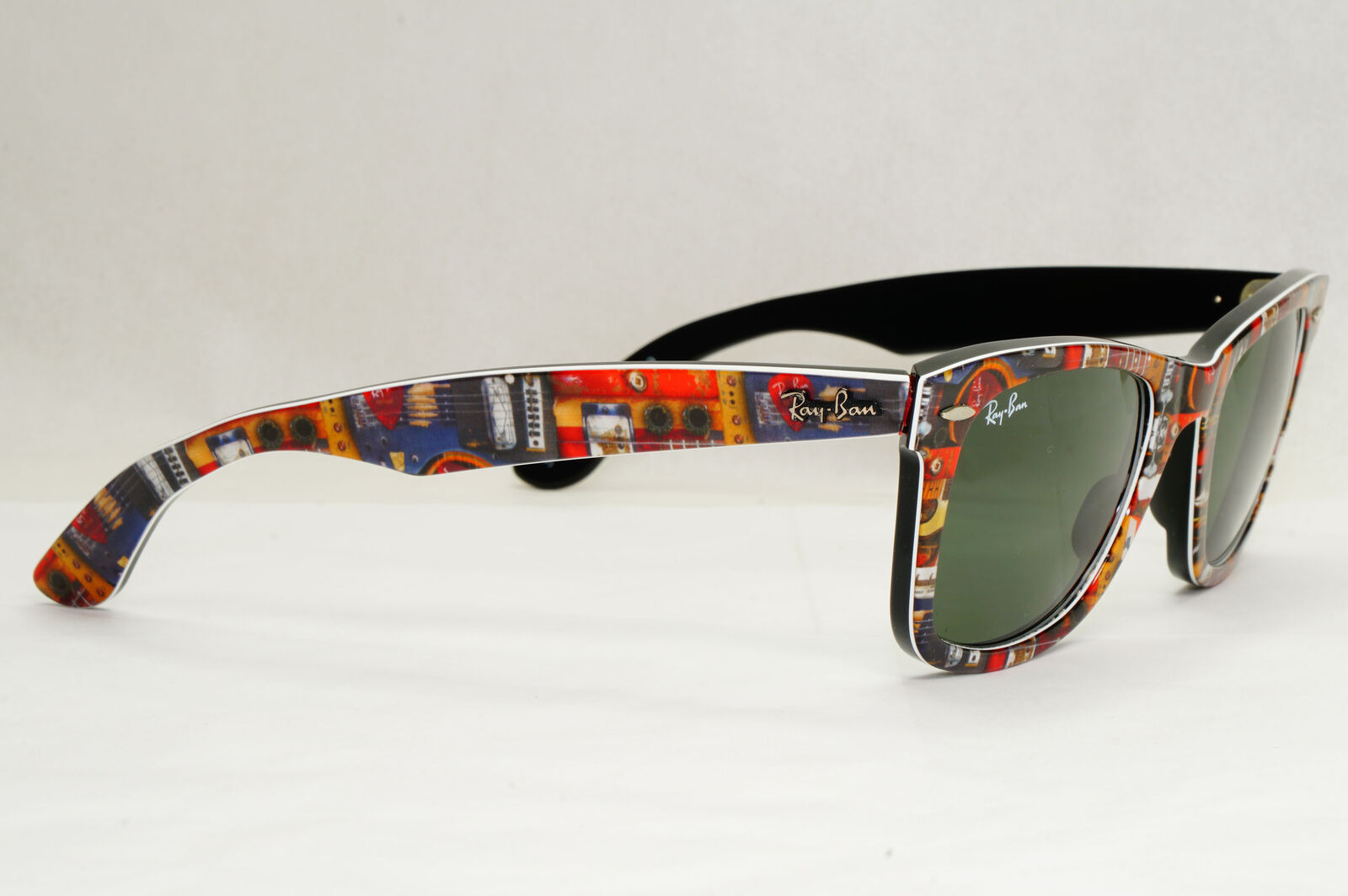 Ray-Ban Sunglasses Guitar Music Rare Prints Series 9 Vintage RB 2140 1121 070224