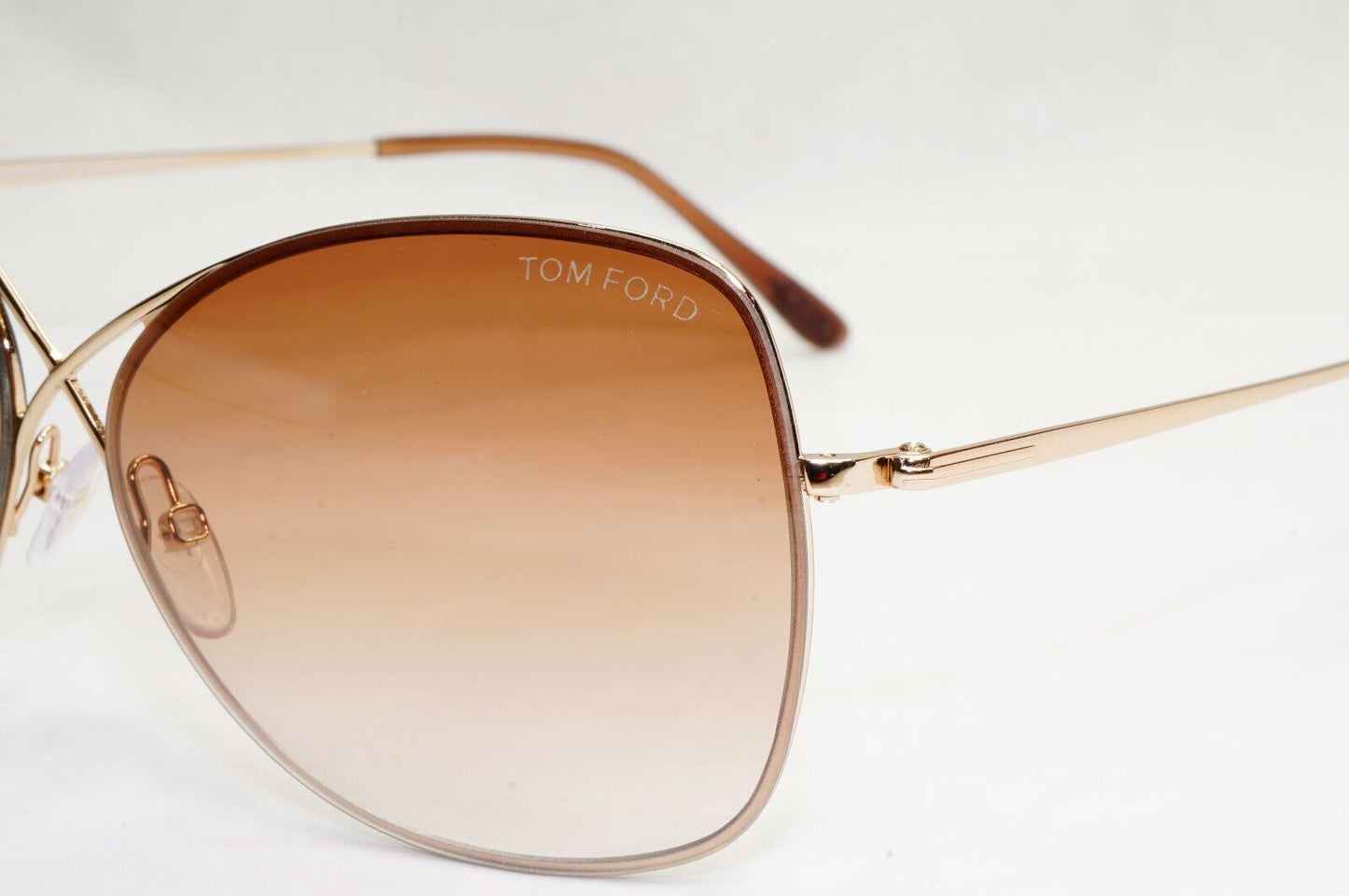 Tom Ford Sunglasses Colette Gold Brown Gradient FT0250 TF 250 28F 63mm [A]