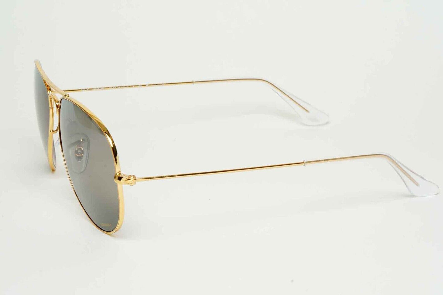 Ray-Ban Sunglasses Aviator Polarised Chromance Gold Silver RB 3025 9196/G3 55mm