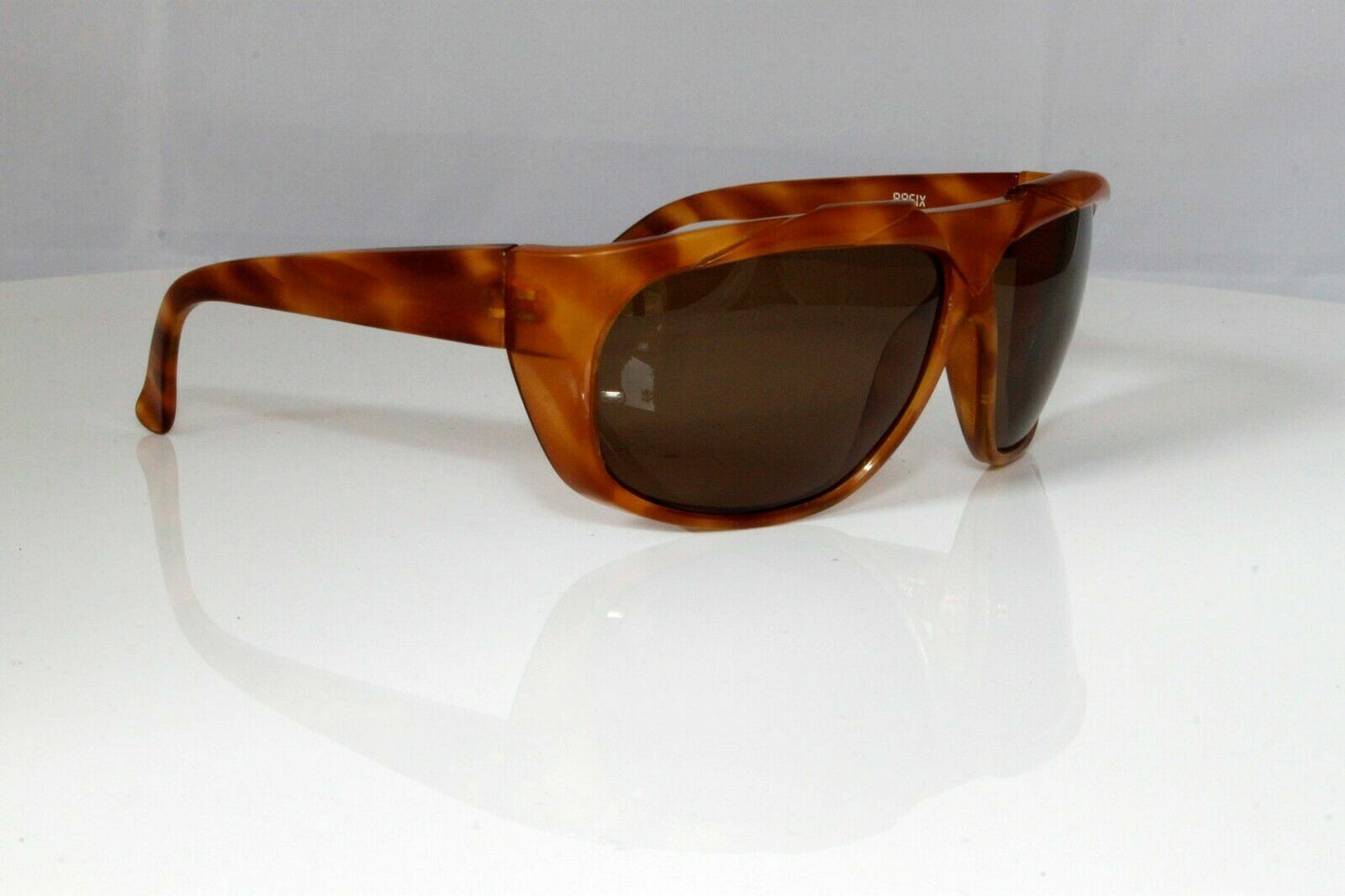 Authentic GIANNI VERSACE Vintage Sunglasses Brown Square HAVANA 816 863BO 27546