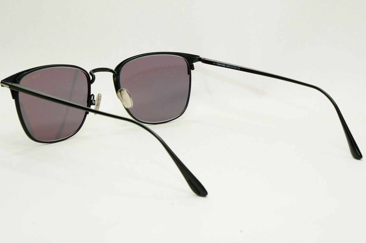 Tom Ford Sunglasses Liv Black Grey Metal Mirrored Square FT0851 TF 851 02C 52mm