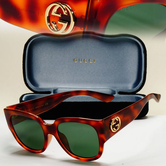 Gucci Sunglasses 2017 Brown Green Oversized Large Square GG 0142SA 002 230924