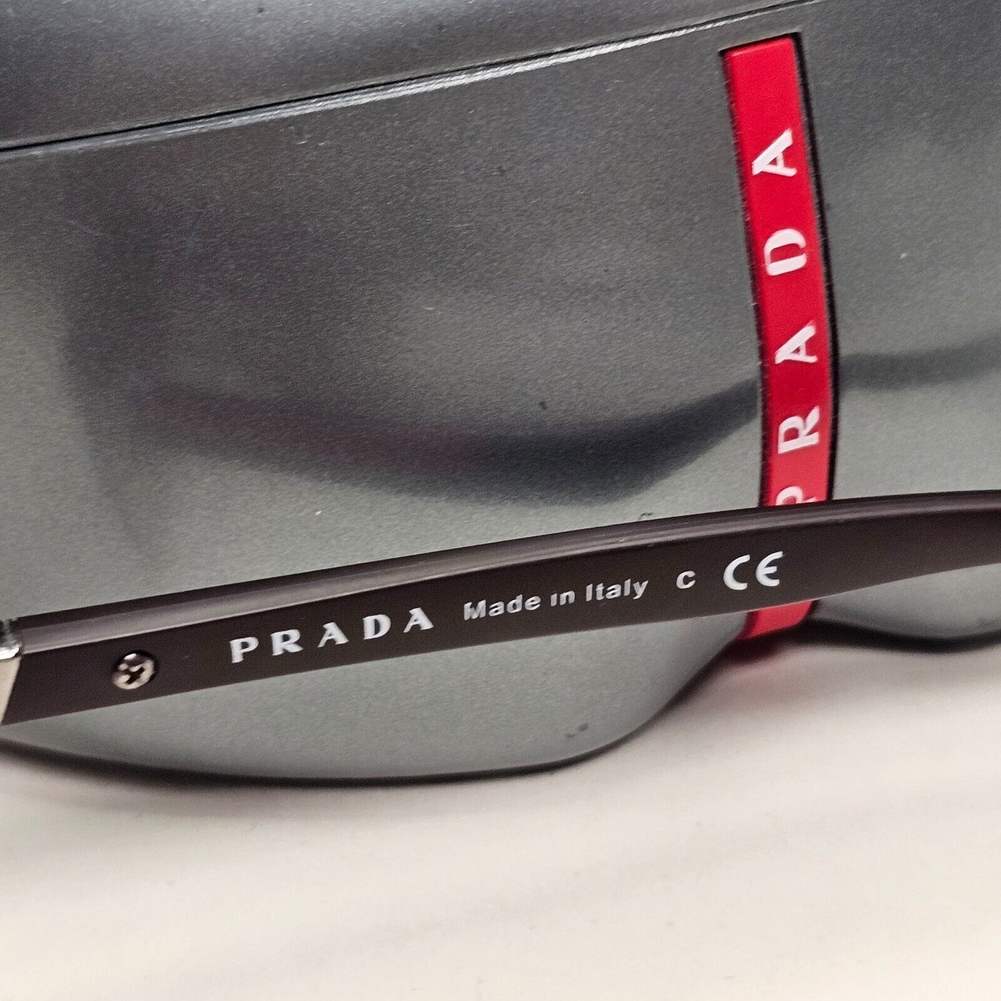 Prada Sunglasses 2007 Vintage Rare Brown  Shield PS52NS SPS 52N 5AV-6S1 050824