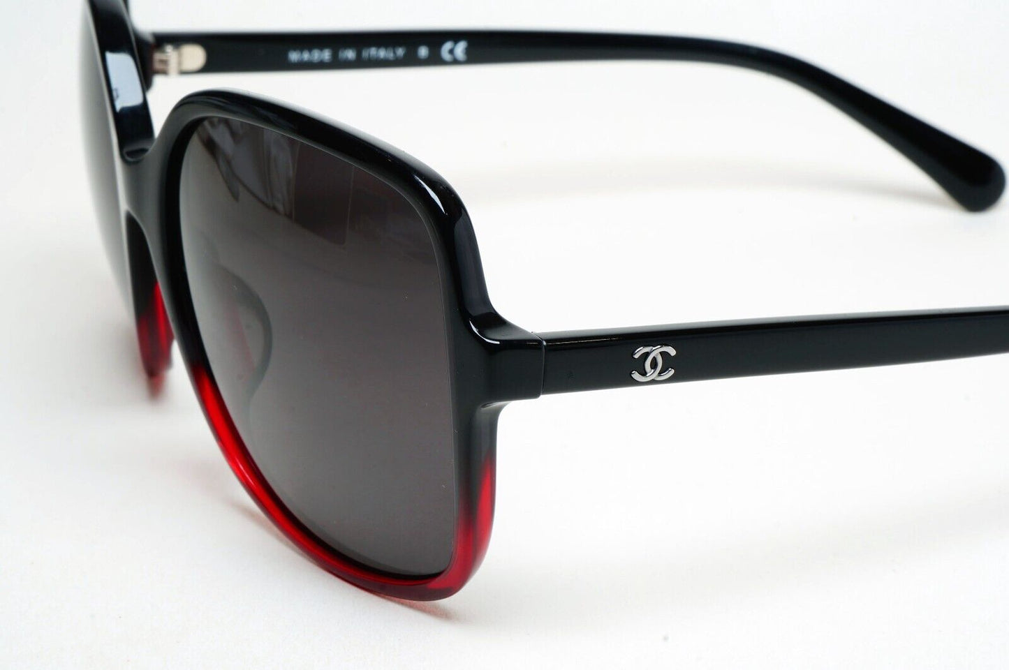 Chanel Sunglasses Square Black Glossy Bordo Red Large 5349-A c.1559/S1 261124