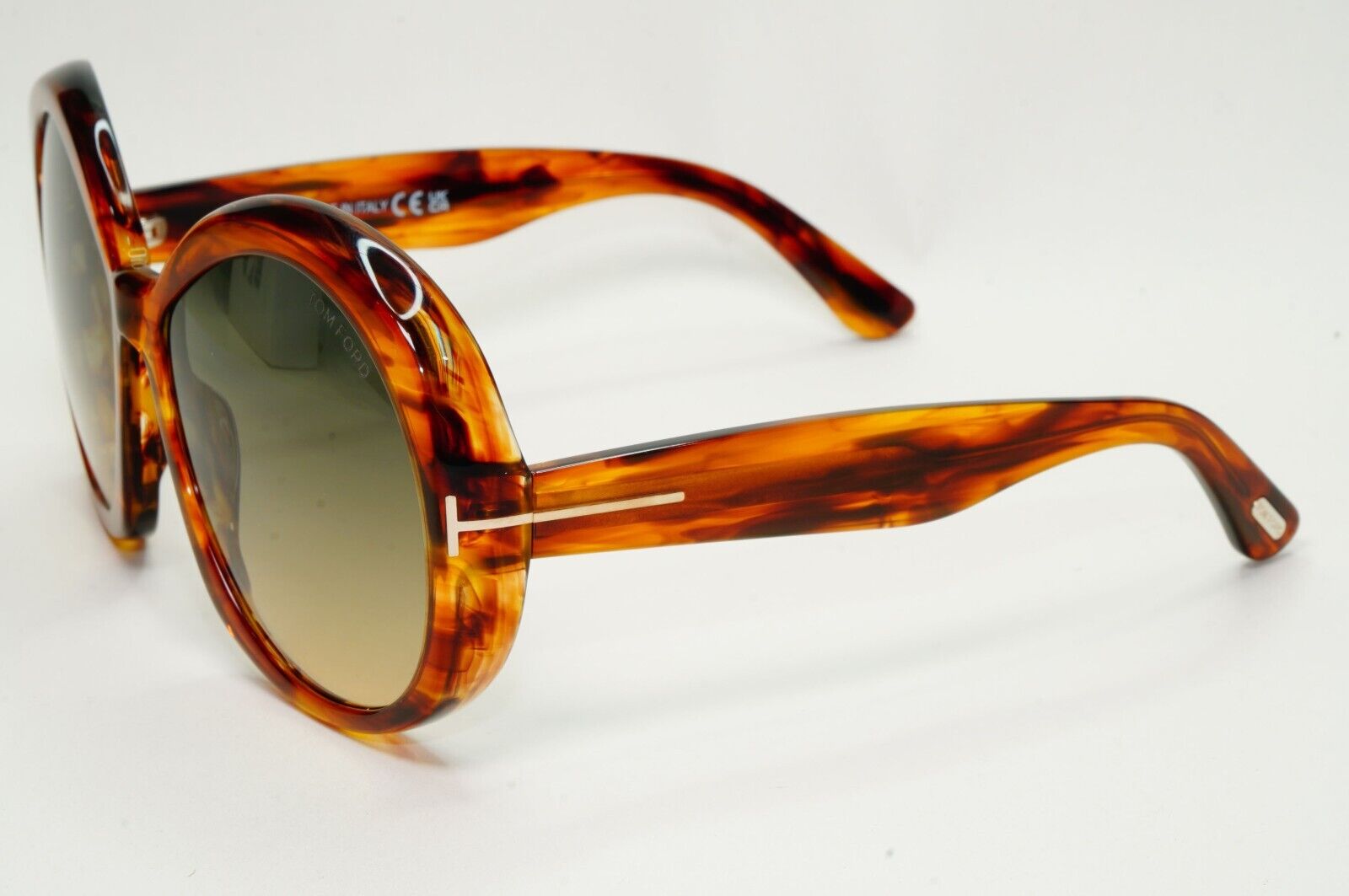 Tom Ford Sunglasses Annabelle Brown Tortoise Oversized Large FT1010 TF 1010 55B