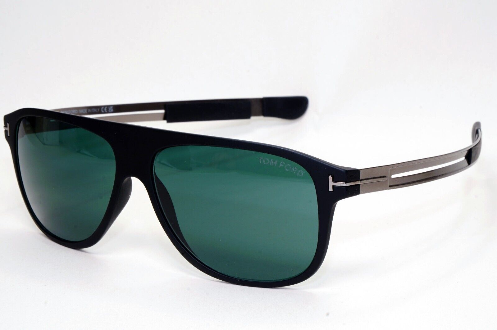 Tom Ford Sunglasses Todd Black Dark Green Gunmetal Pilot FT0880 TF 880 02V