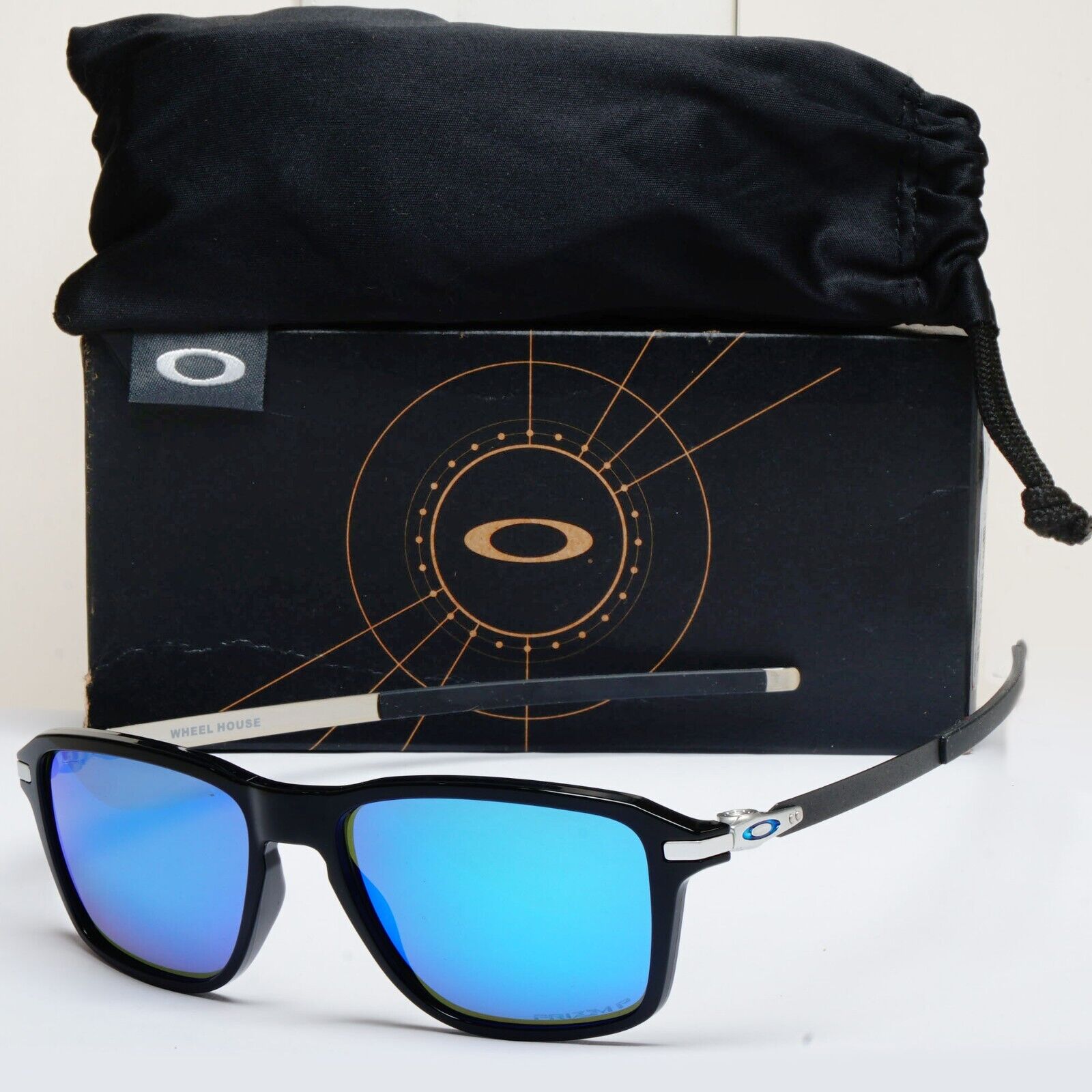 Oakley Sunglasses Wheel House Polarized Blue Black Prizm Sapphire OO 9469 07