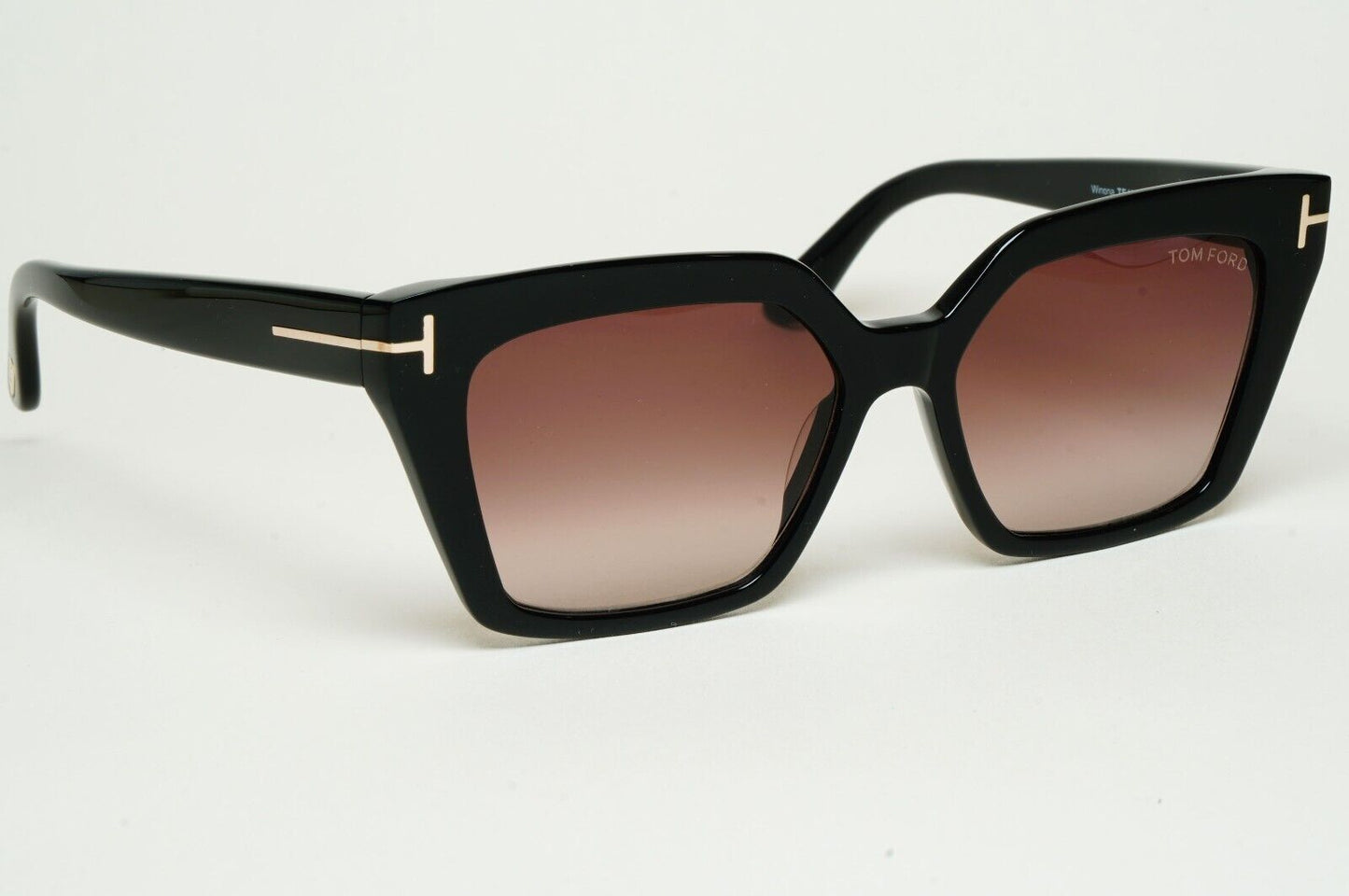 Tom Ford Sunglasses Winona Black Square Brown Gradient FT1030 TF 1030 01Z