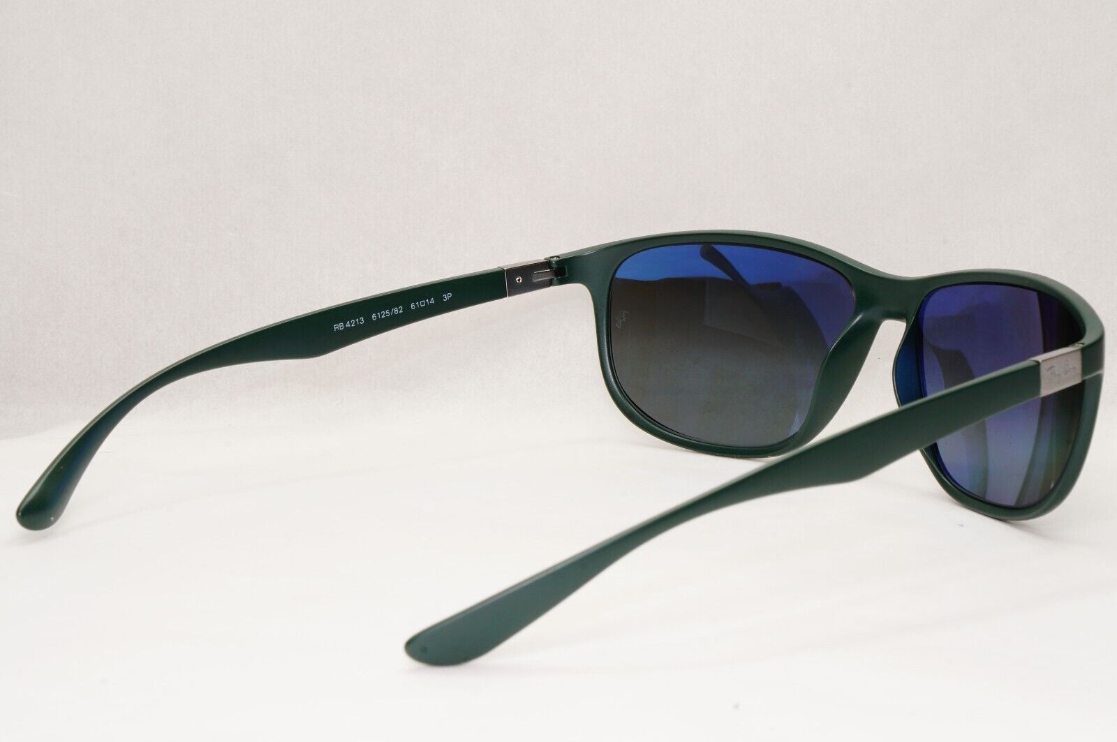 Ray-Ban Sunglasses Liteforce Polarized Silver Military Green RB 4213 6125/82