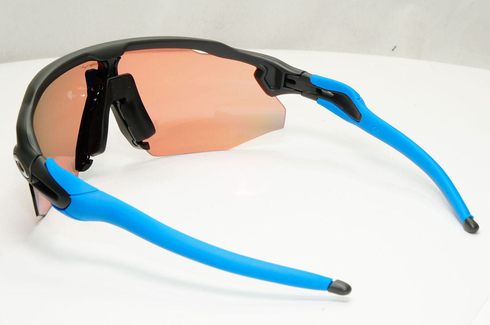 Oakley Radar EV Advacer Sunglasses Black Blue Mirror Orange Prizm OO 9442 0538