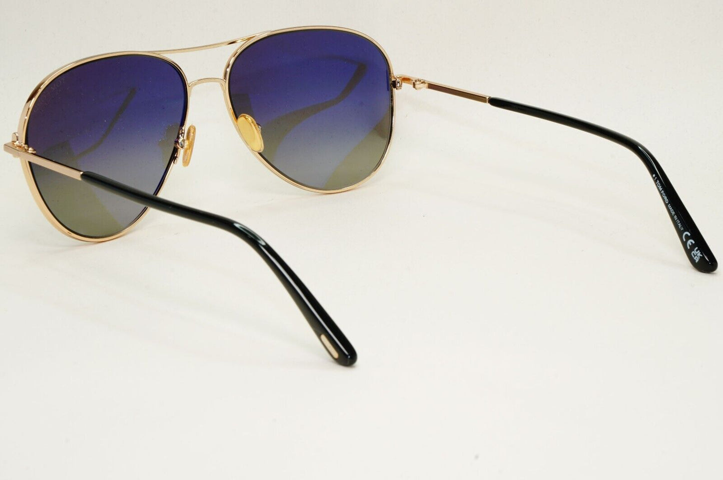 Tom Ford Sunglasses Clark Polarised Gold Grey Pilot FT0823 TF 823 28D 59mm