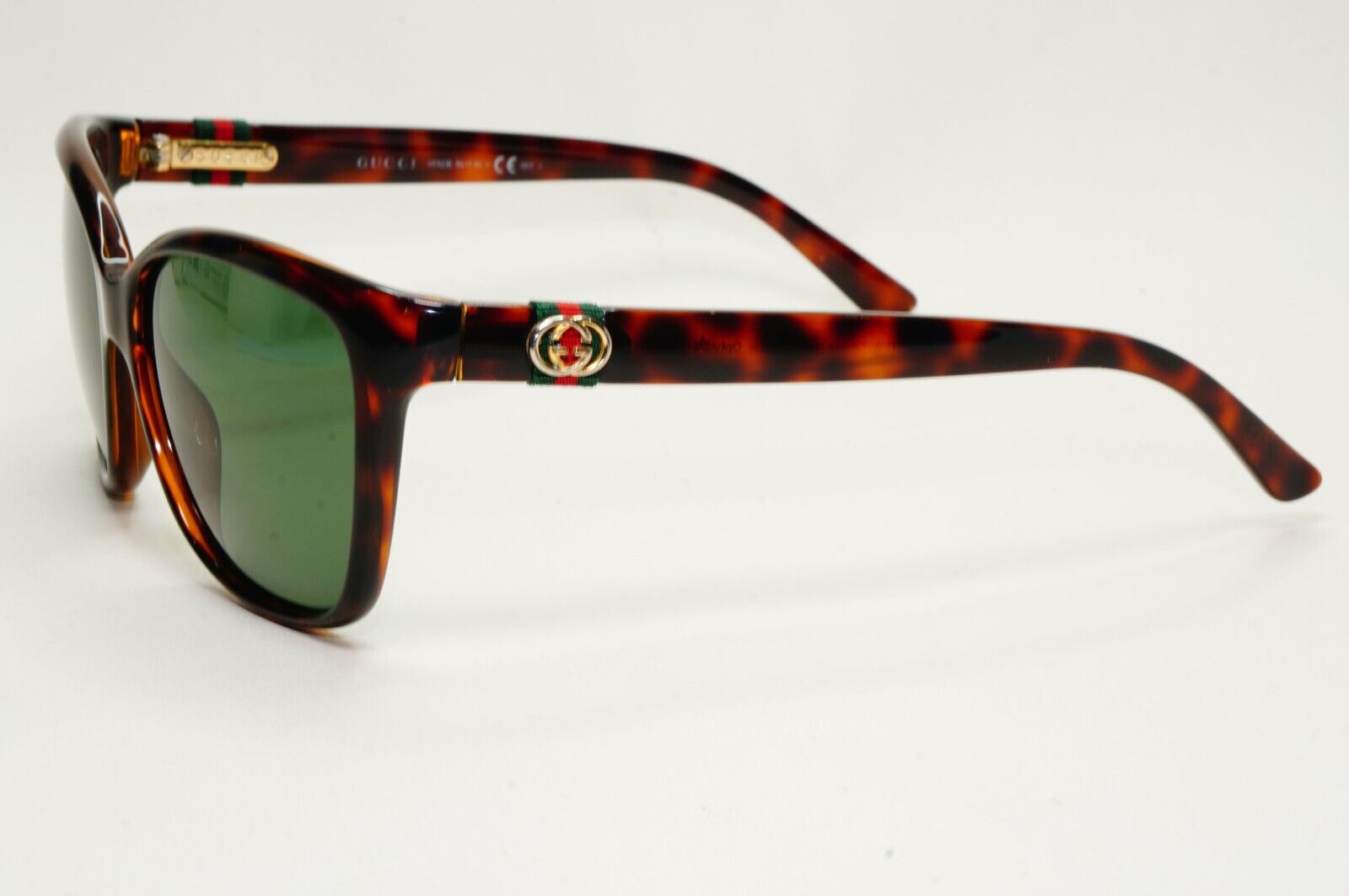 Gucci Sunglasses 2012 Vintage Ribbon Brown Green Red Gold GG 3645/S DWJHA 051124