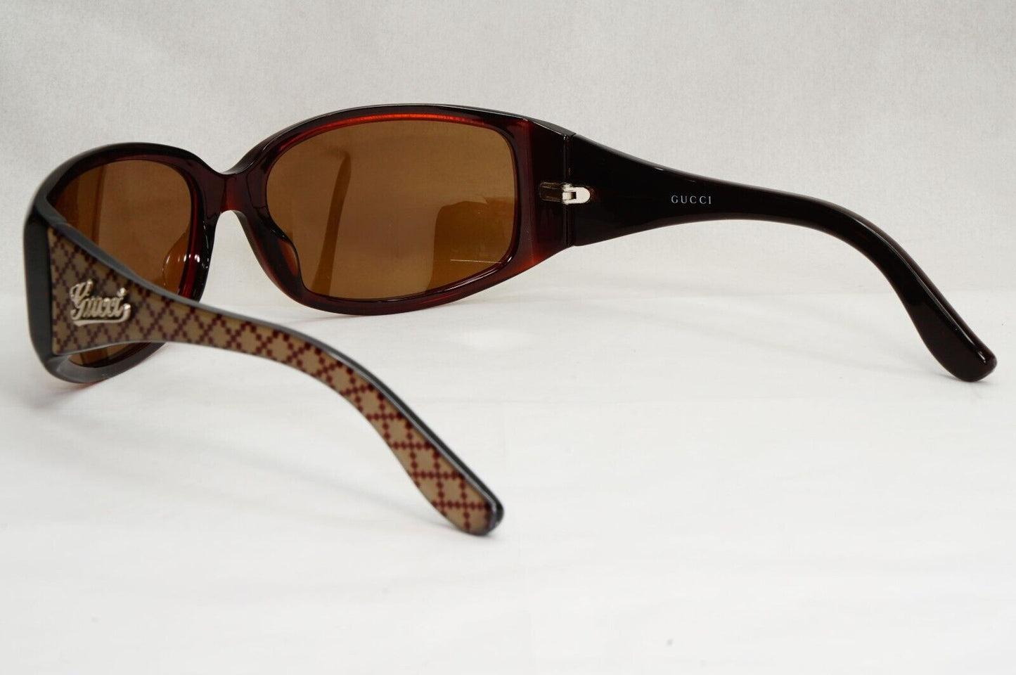 Gucci Sunglasses 2006 Monogram Vintage Brown Unisex Wrap GG 3032/NS 20E8U 270324