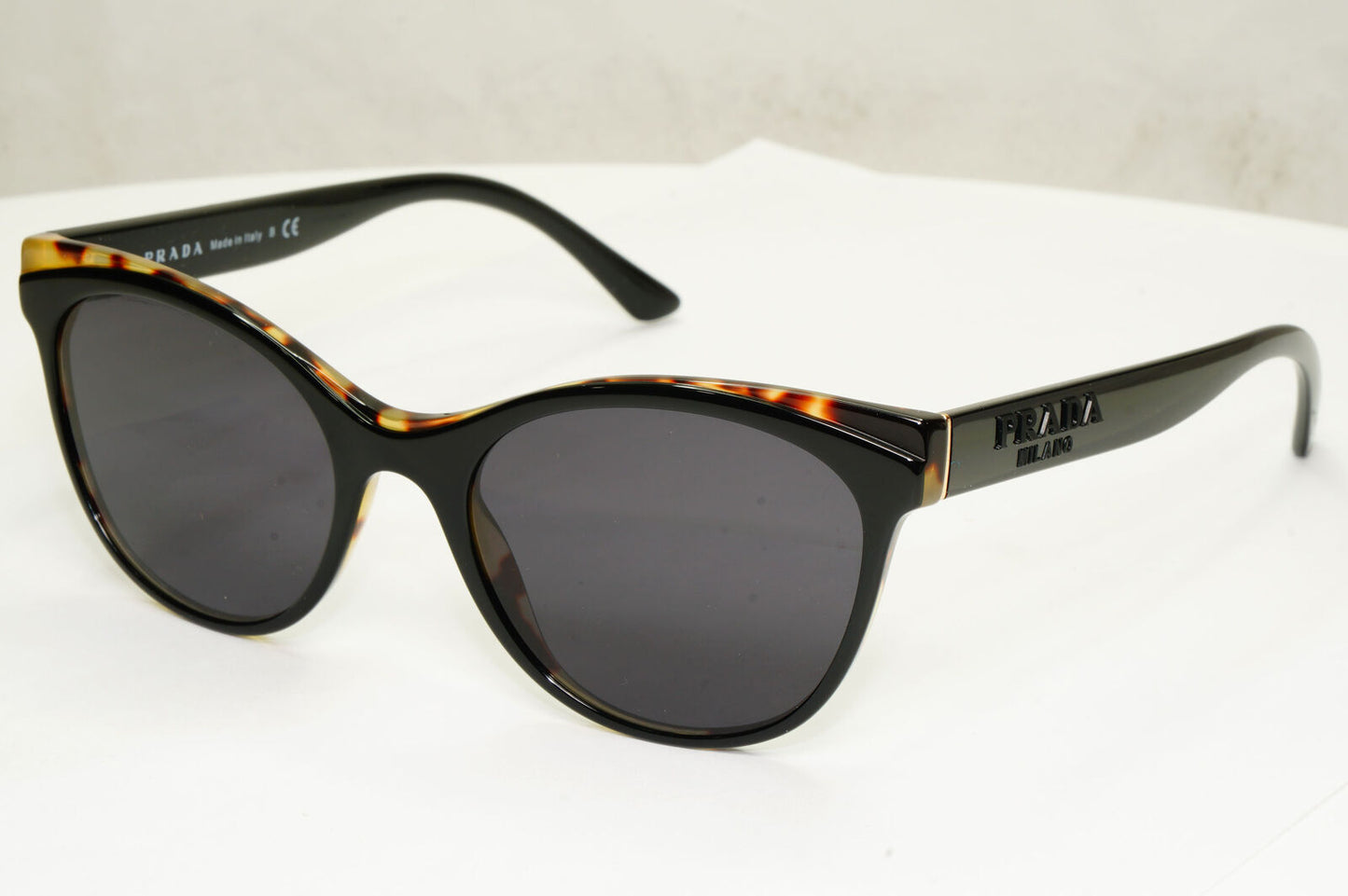 Prada Sunglasses Black Glossy Fashion Designer PR05WV VPR 05W 389-1O1 180323