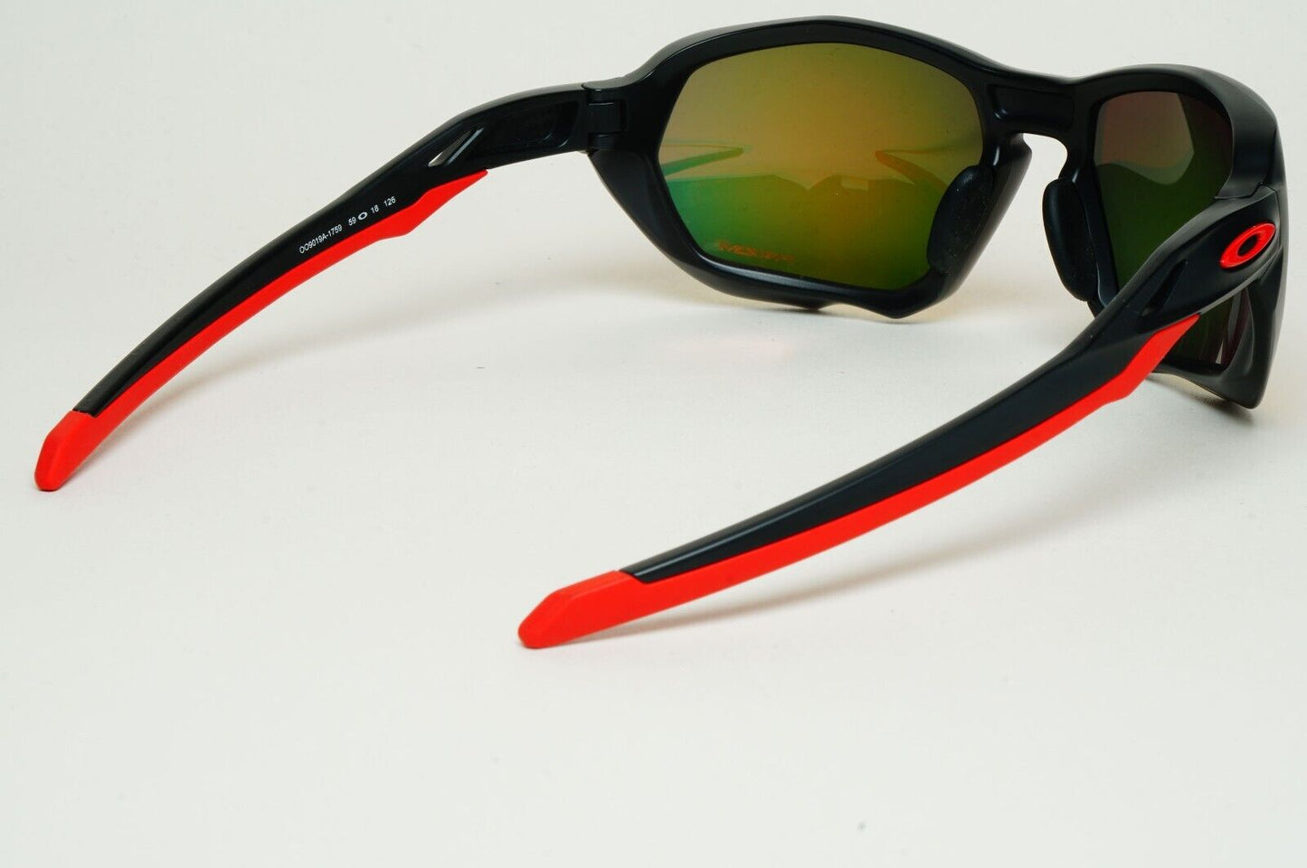 Oakley Sunglasses Plazma (A) Black Prizm Ruby Orange Wrap OO 9019A 17 59mm