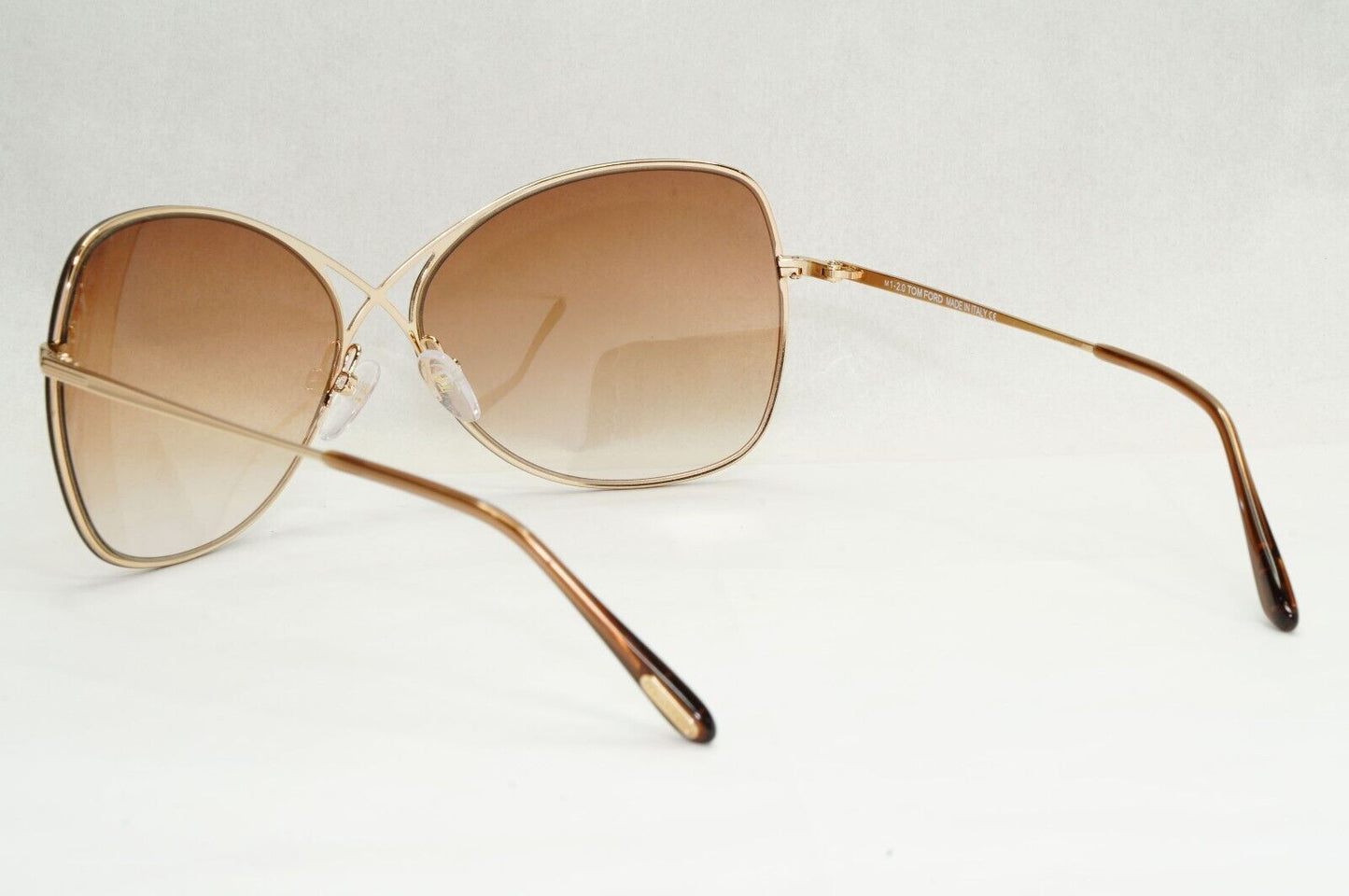 Tom Ford Sunglasses Colette Gold Brown Gradient FT0250 TF 250 28F 63mm [A]