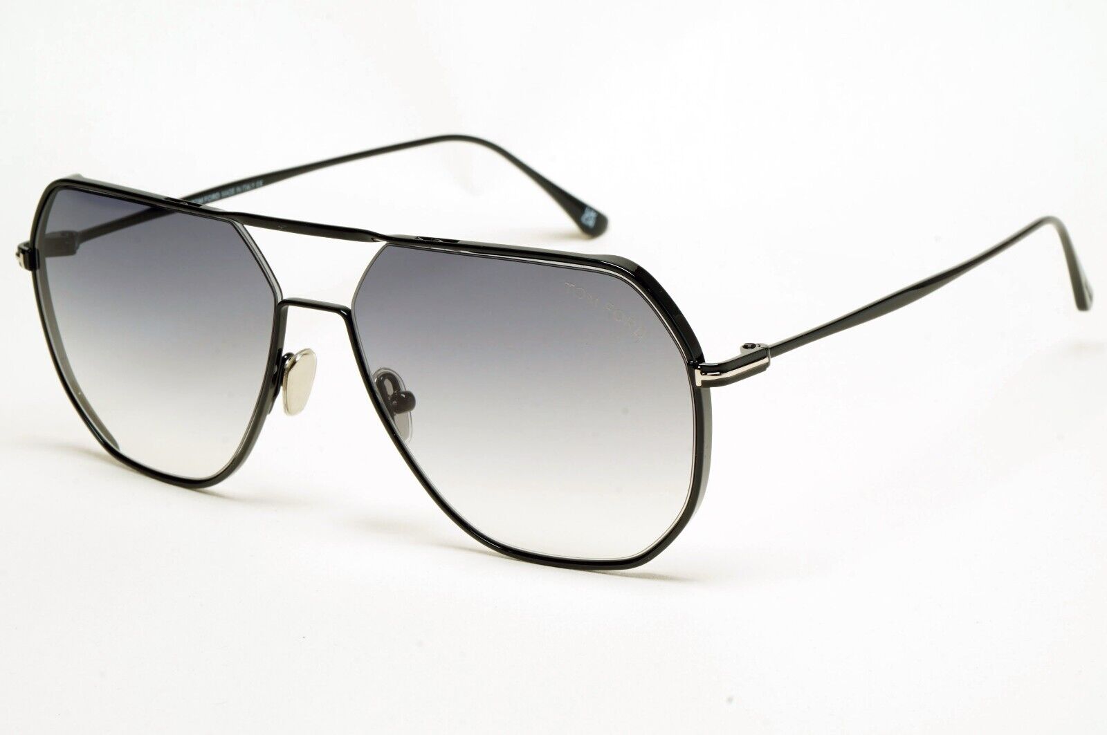 Tom Ford Sunglasses Gilles-02 Black Grey Navigator FT0852 TF 852 01B 59mm