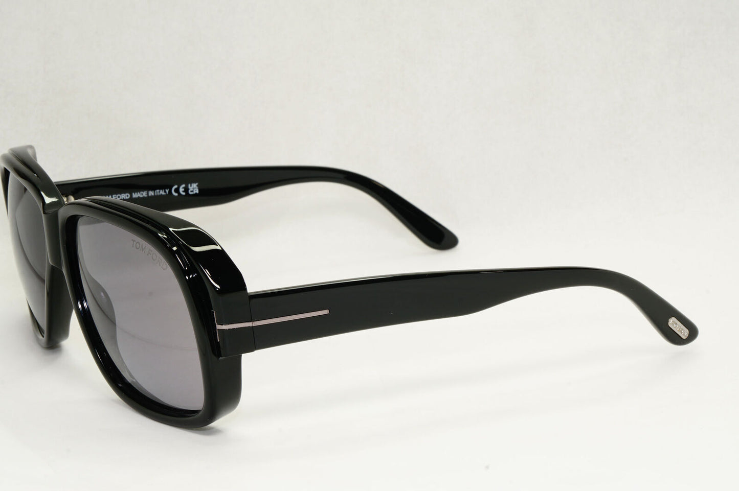 Tom Ford Sunglasses Black Lyle Grey Square Large FT0837 TF 837-N  01C 60mm