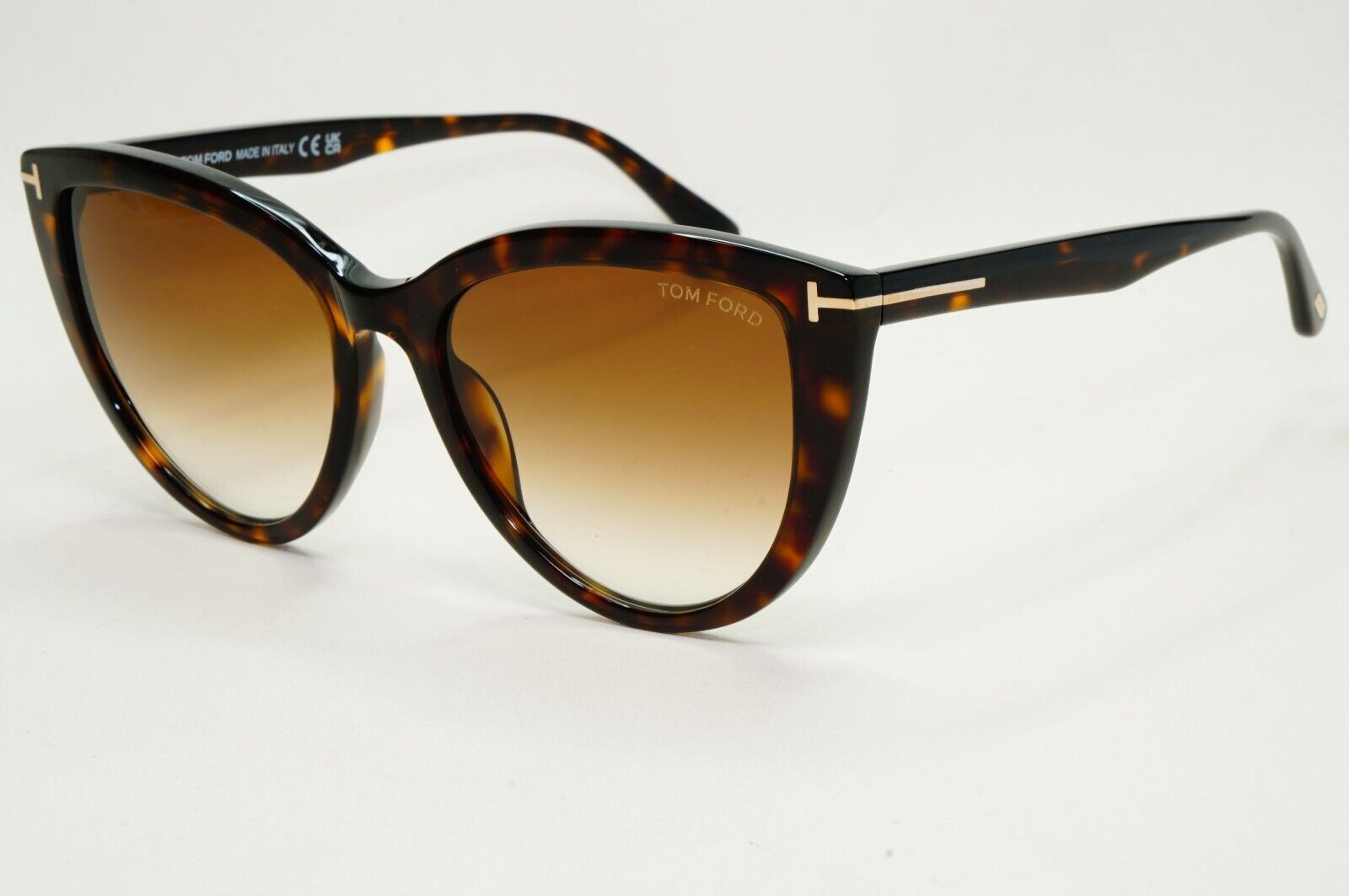 Tom Ford Sunglasses Isabella-02 Brown Tortoiseshell Cat Eye FT0915 TF 915 52F