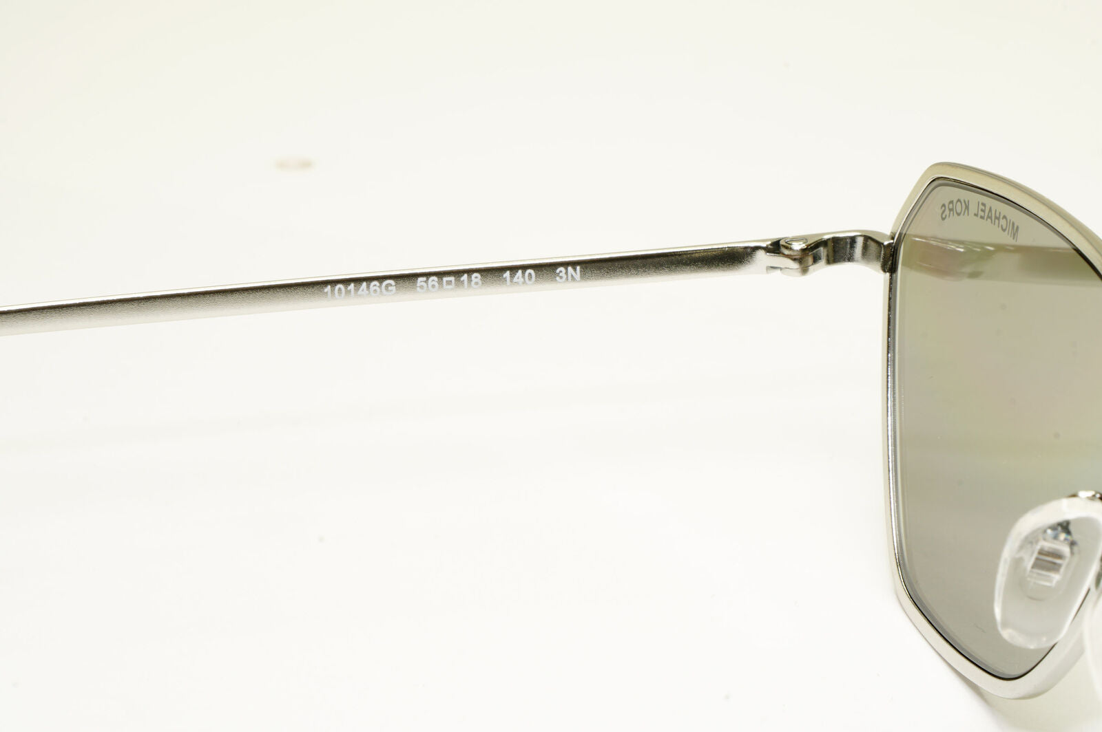 Michael Kors Womens Silver Mirror Metal Square Sunglasses MK 1081 Delphi 10146G