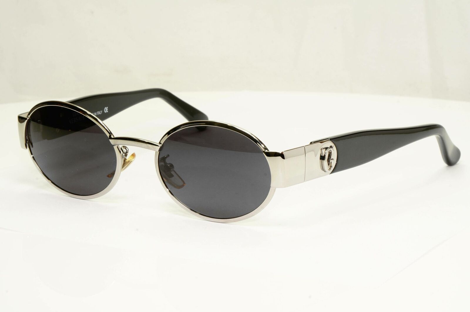 Gianni Versace 1996 Sunglasses Vintage Unisex Silver Metal GV MOD X09 COL 029