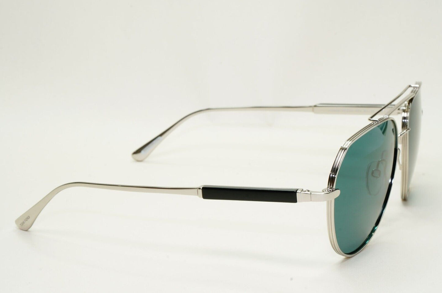 Tom Ford Sunglasses Andes Silver Green Teal Metal Pilot FT0670 TF 670 16V 61mm