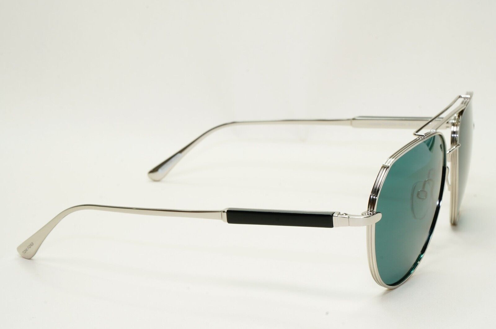 Tom Ford Sunglasses Andes Silver Green Teal Metal Pilot FT0670 TF 670 16V 61mm