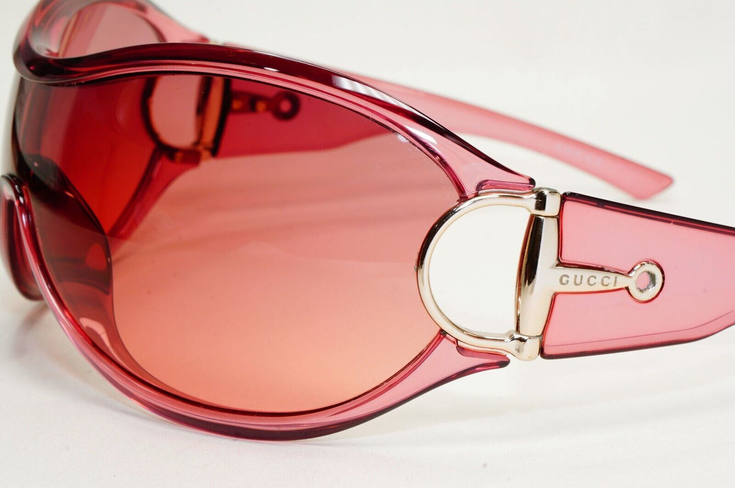 Gucci Sunglasses 2006 Vintage Pink Transparent Horsebit GG 2561/S PT5 291024