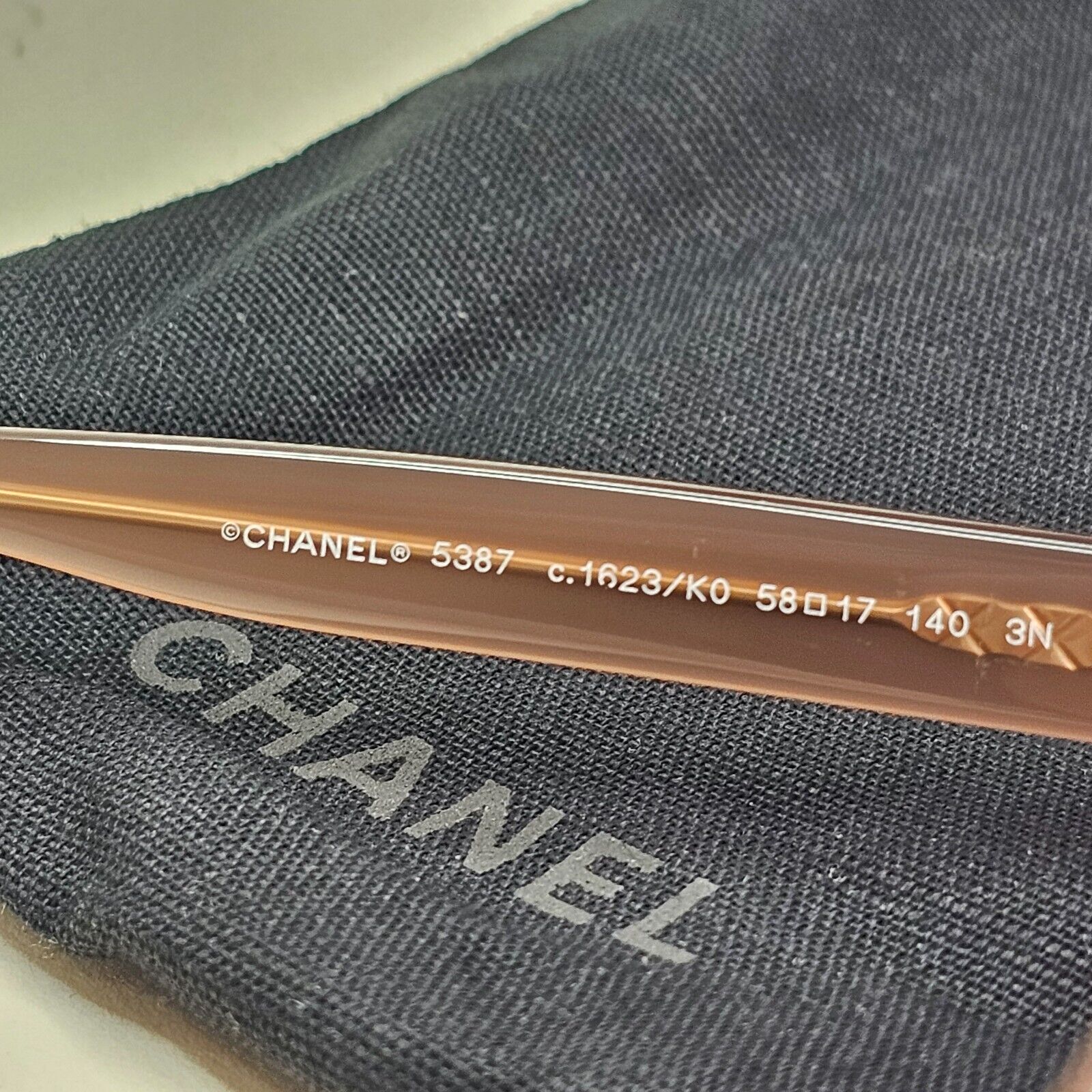 Chanel Sunglasses Brown Gradient Gold Round 5387 c.1623/K0 58mm