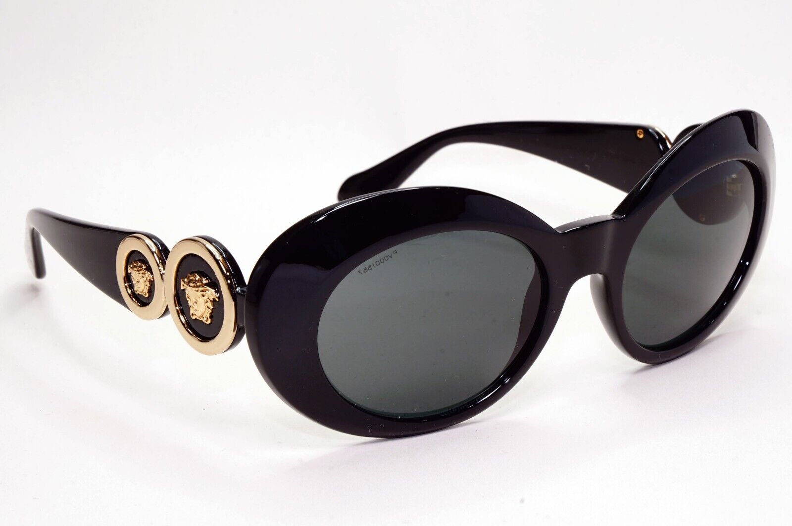 Versace Sunglasses Black Gold Medusa 96 Oval Grey MOD VE 4329 GB1/87 53mm 280924