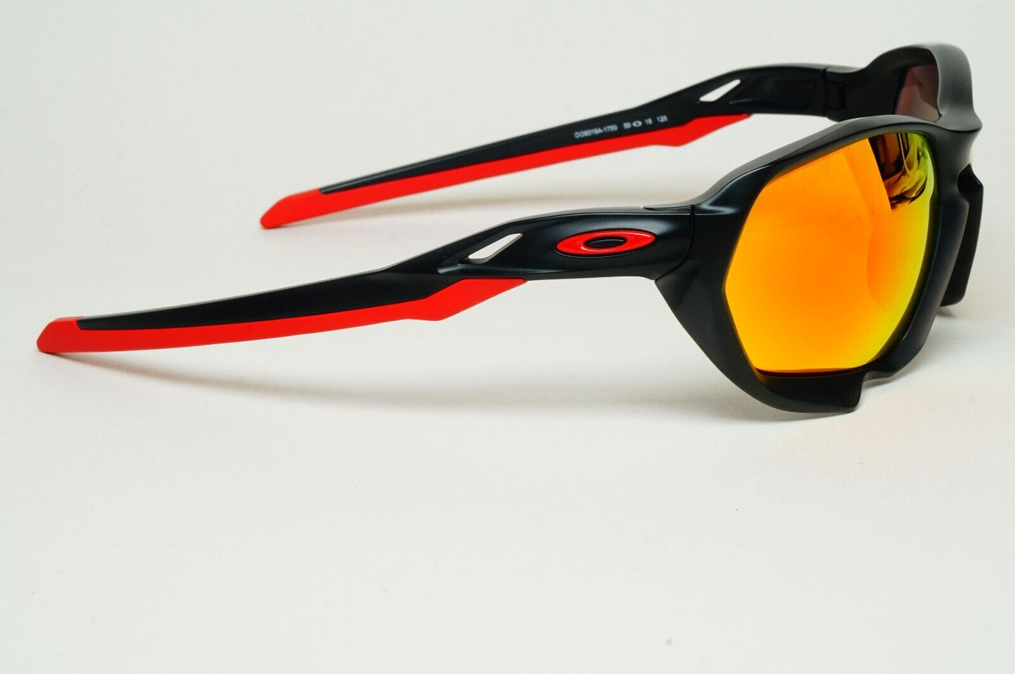 Oakley Sunglasses Plazma (A) Black Prizm Ruby Orange Wrap OO 9019A 17 59mm