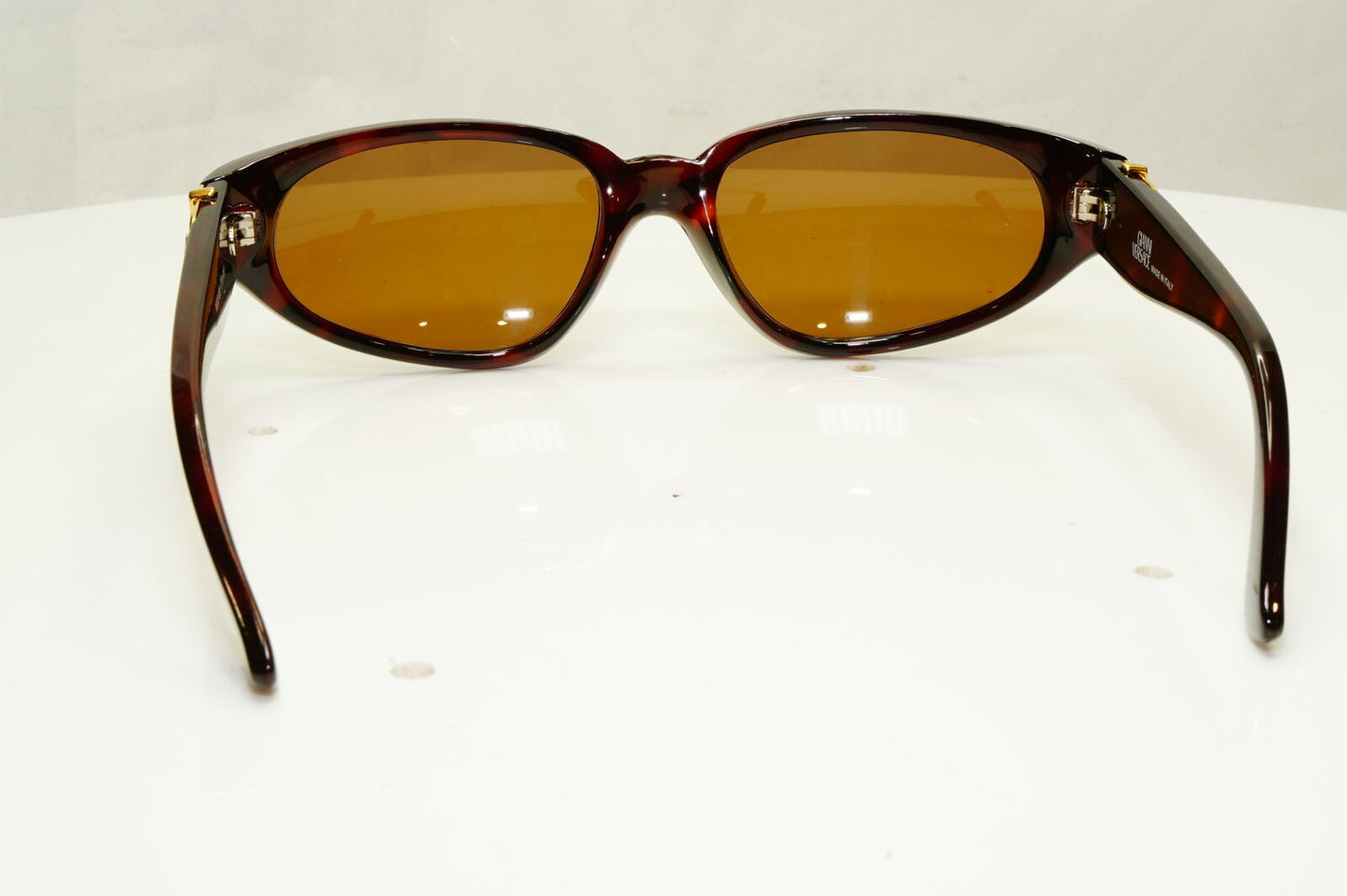 Gianni Versace 1996 Mens Vintage Brown Gold Medusa Sunglasses MOD 408 COL 900