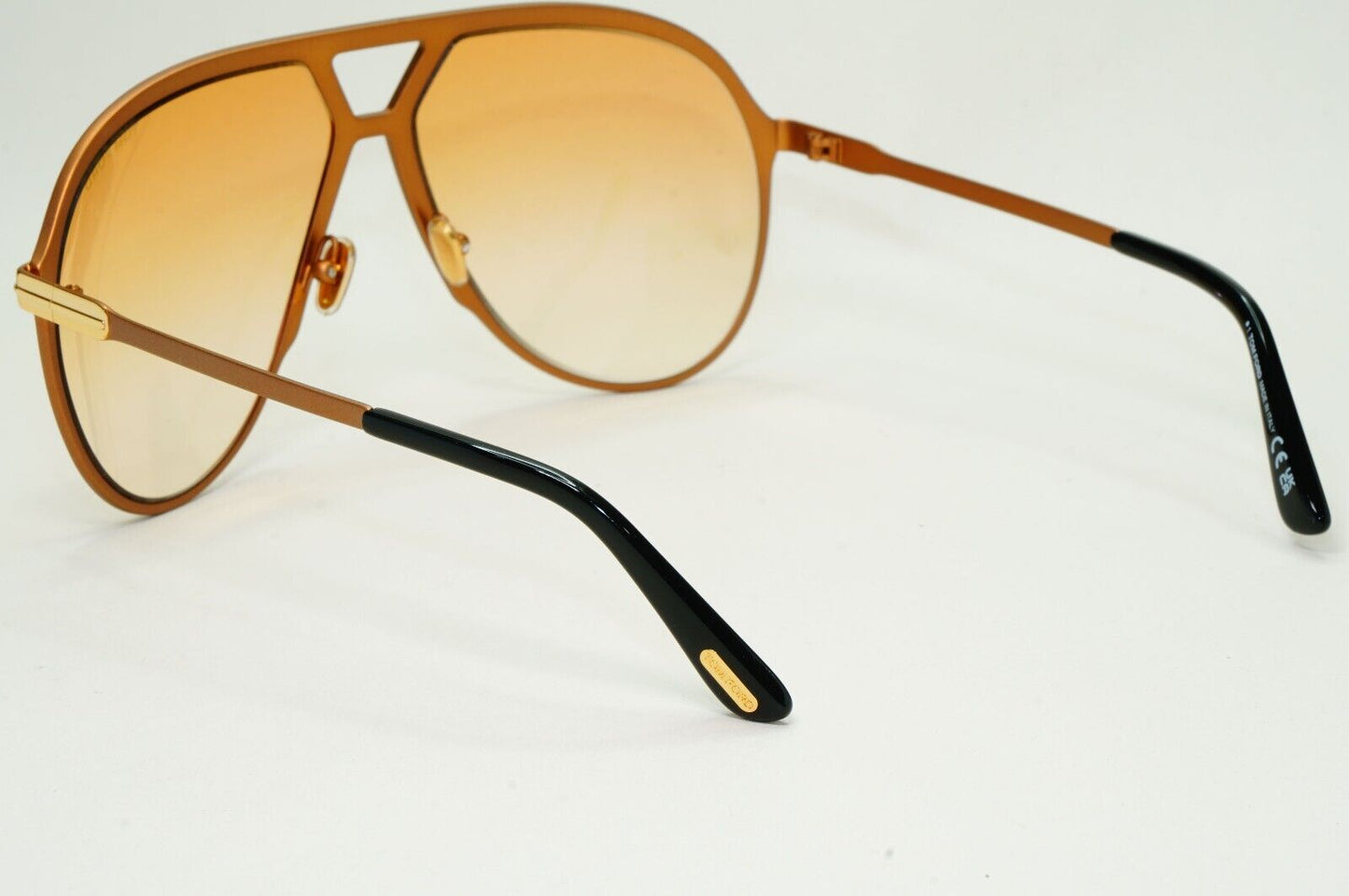 Tom Ford Sunglasses Xavier Gold Brown Yellow Large Pilot TF 1060 FT1060 30F 64mm